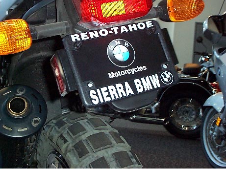 BMW Motorcycle License Plate Frame - Durable Metal Bracket for BMW Bikes - Perfect for Street, Touring & Adventure Motorcycles