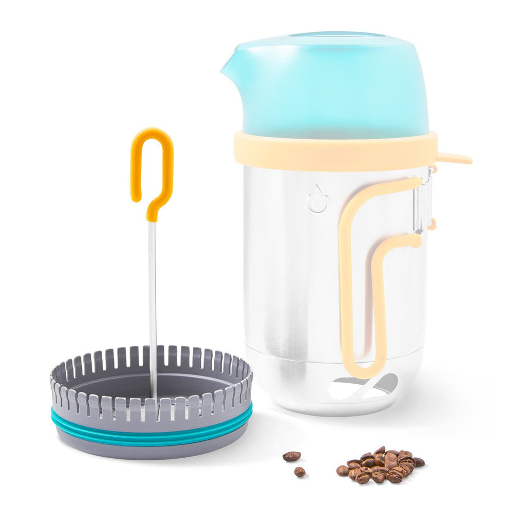 Portable Camping Stove Kettle Pot & Coffee Set - Lightweight Stainless Steel for Outdoor Hiking, Backpacking, and Picnics