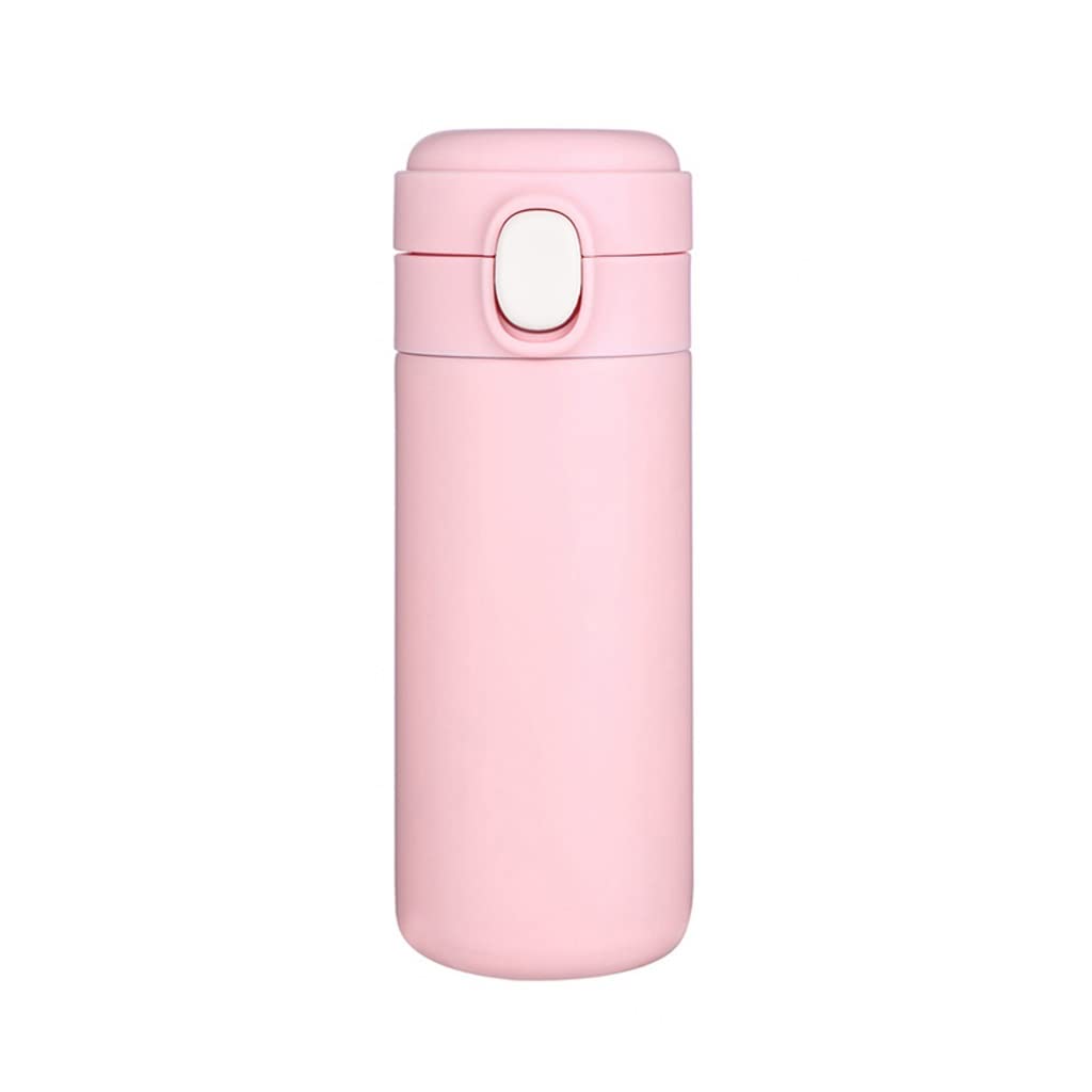 Premium Stainless Steel Vacuum Insulated Travel Mug - 300ML Leakproof Thermos for Coffee, Tea & Hot Beverages - Portable Mini Flask for Hiking, Camping, Office & Gym - Color A (Silver)