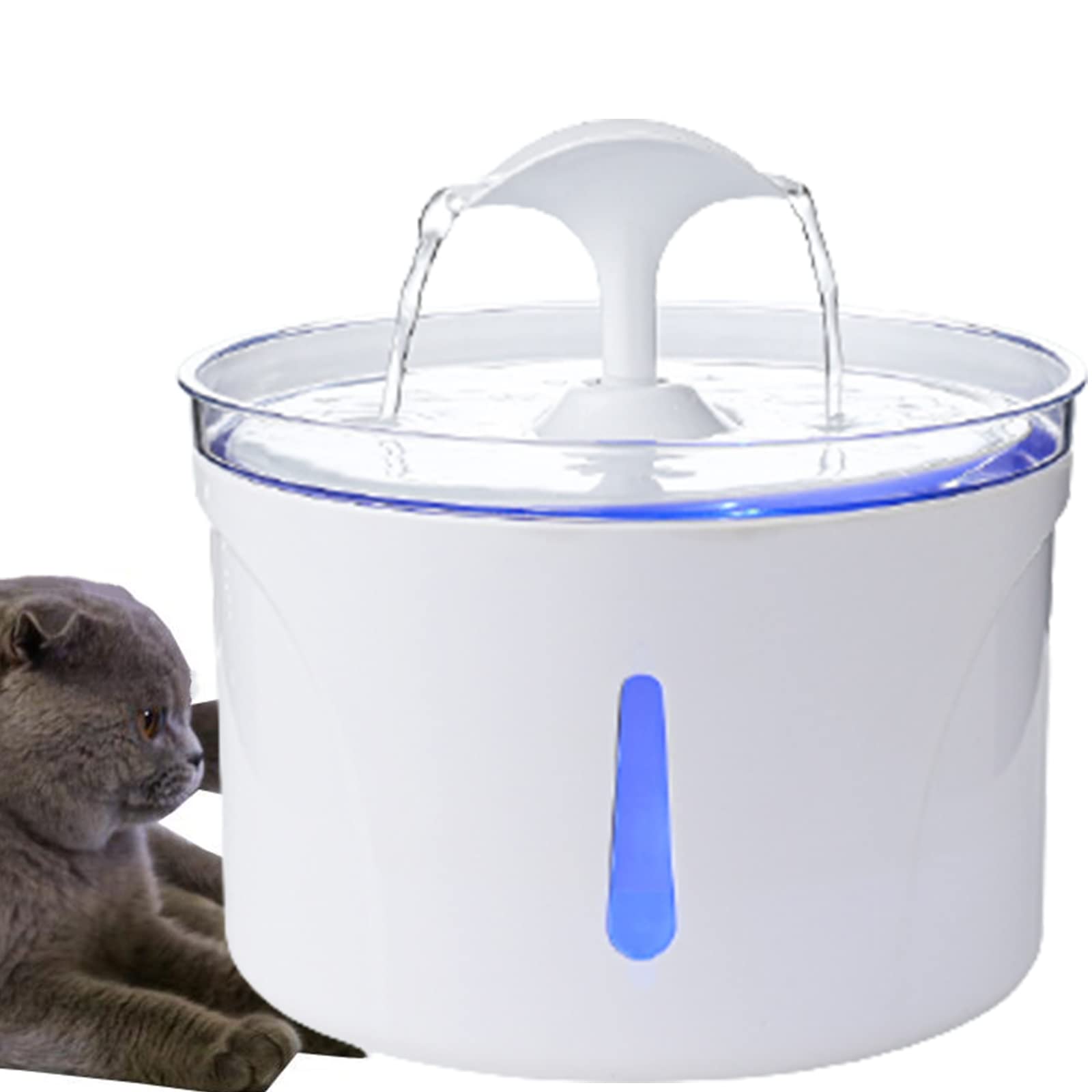 YAMIA1115 Automatic Pet Water Fountain - Electric Constant Temperature Cat & Dog Water Dispenser with Silent Filtration & Circulation System - Perfect for Home, Office, or Travel Use for Cats and Dogs