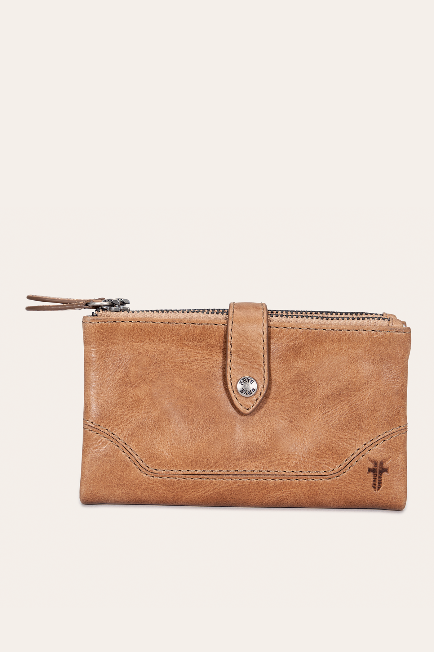 Melissa Double Zip Wallet for Women - Stylish RFID Blocking Leather Wallet with Multiple Card Slots - Perfect for Travel, Shopping & Everyday Use