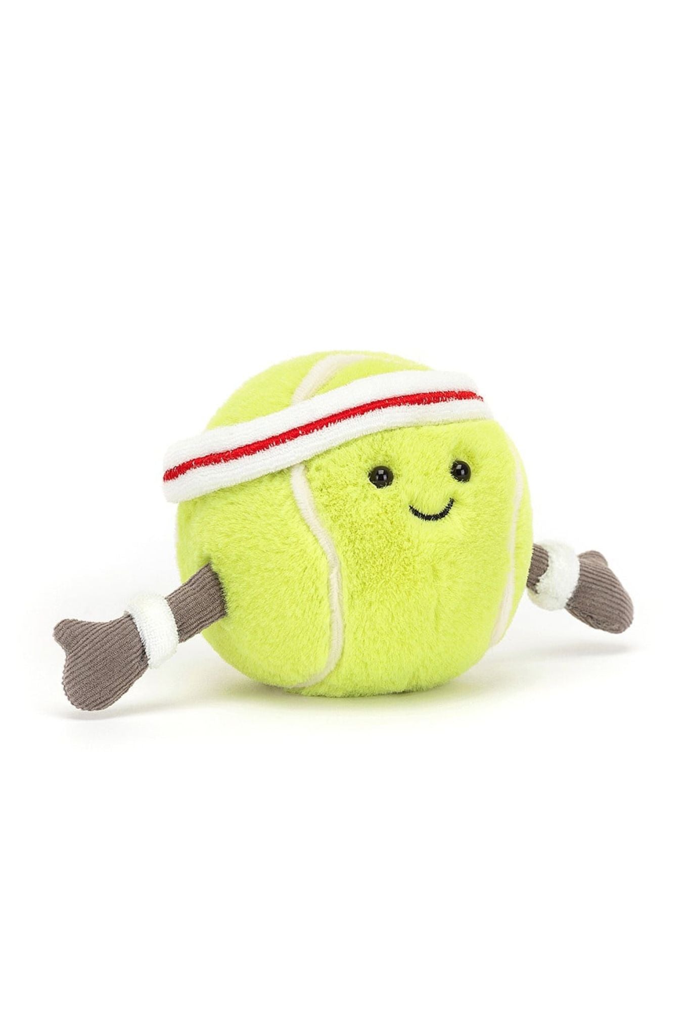Jellycat Amuseables Sports Tennis Ball Plush Toy - Soft & Cuddly Stuffed Animal for Kids, Tennis Lovers & Gift Ideas | Perfect for Playtime, Nursery Decor & Sports Themed Parties