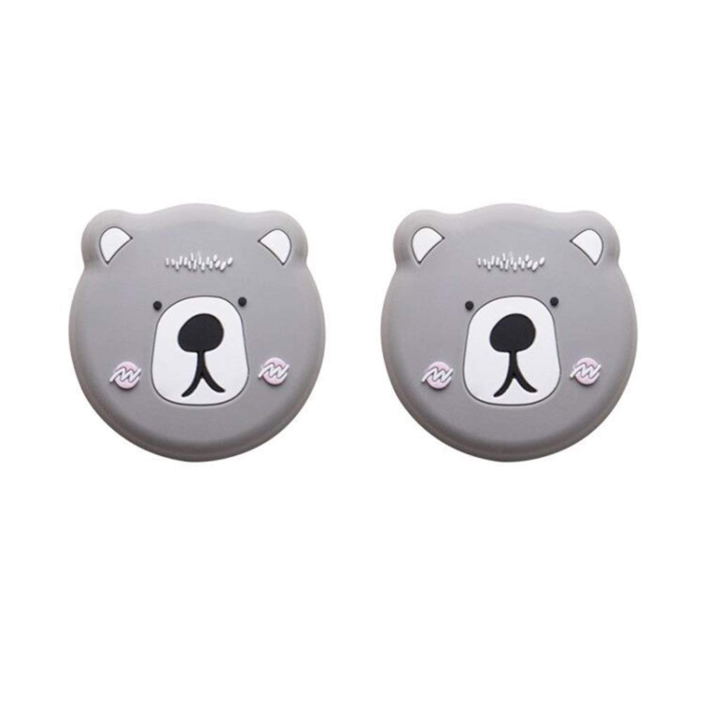 Autek 2PC Door Stopper Protector - Cartoon Wall Mat for Home Safety & Decor