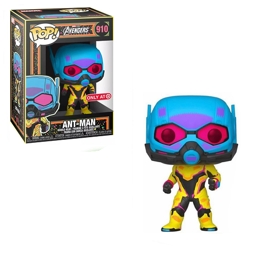 Funko Pop! Avengers Endgame Ant-Man Blacklight Exclusive #910 - Collectible Vinyl Figure for Marvel Fans | Perfect for Display, Gifts, and Comic Conventions