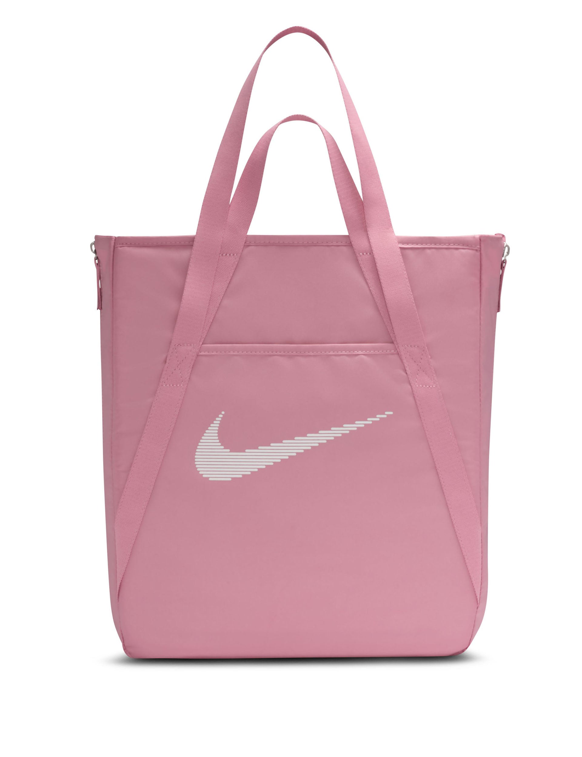 Stylish Gym Tote Bag in Elemental Pink & White - Perfect for Workouts, Yoga, and Travel | Durable Sports Duffel for Women & Men
