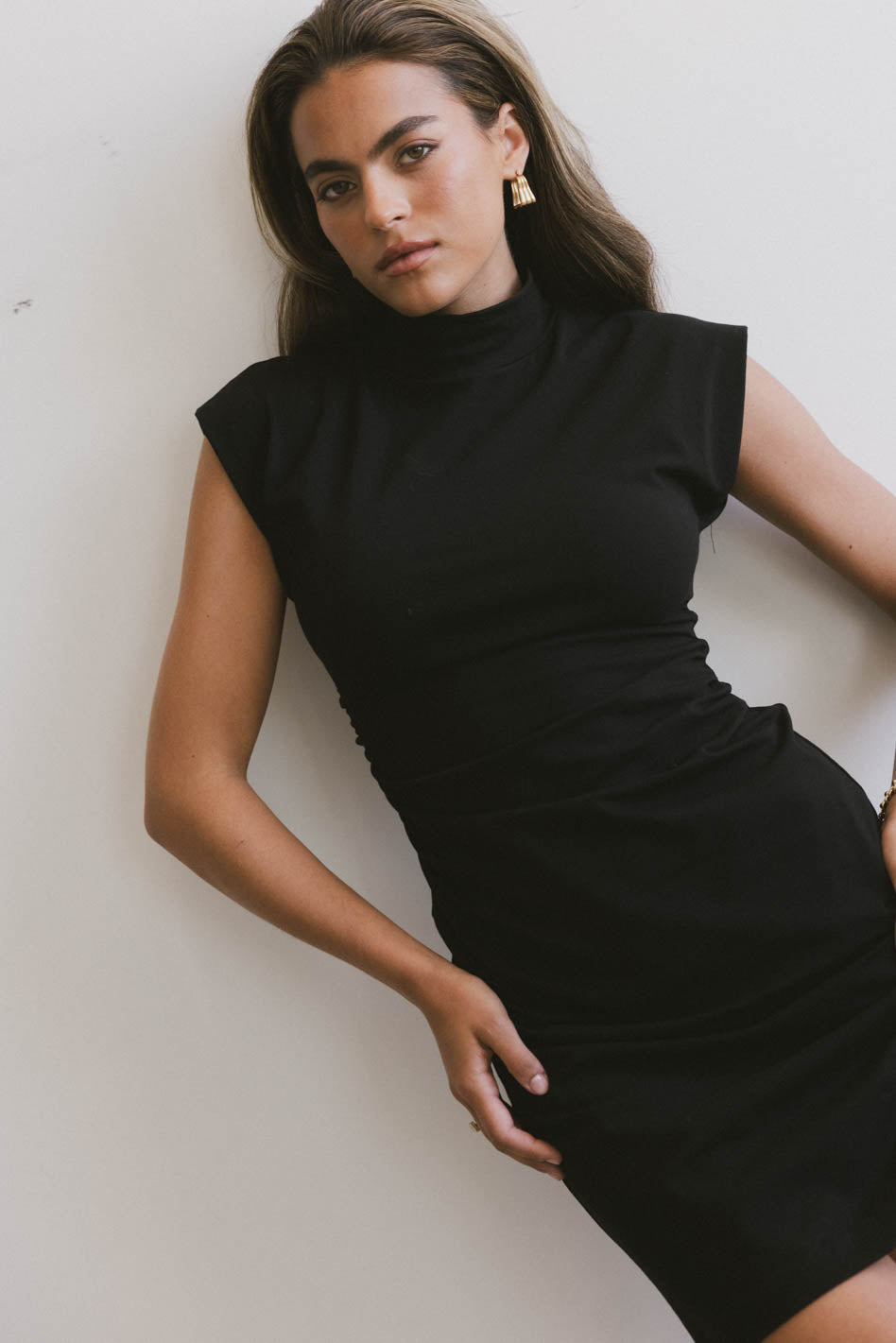 Felicity Ruched Dress - Elegant Bodycon Party Dress for Women | Final Sale | Perfect for Cocktail Parties, Date Nights & Special Occasions