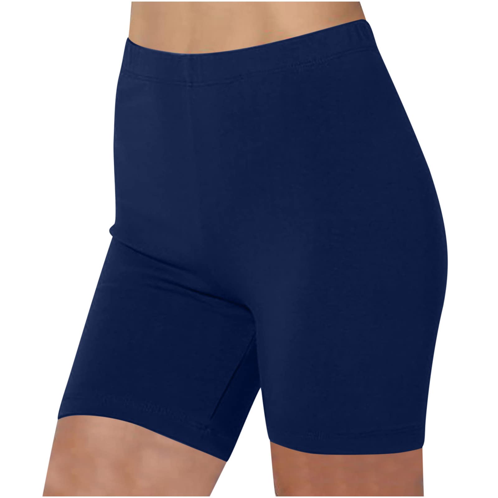 Women's High Waist Biker Shorts - Tummy Control Workout & Yoga Shorts for Gym & Running