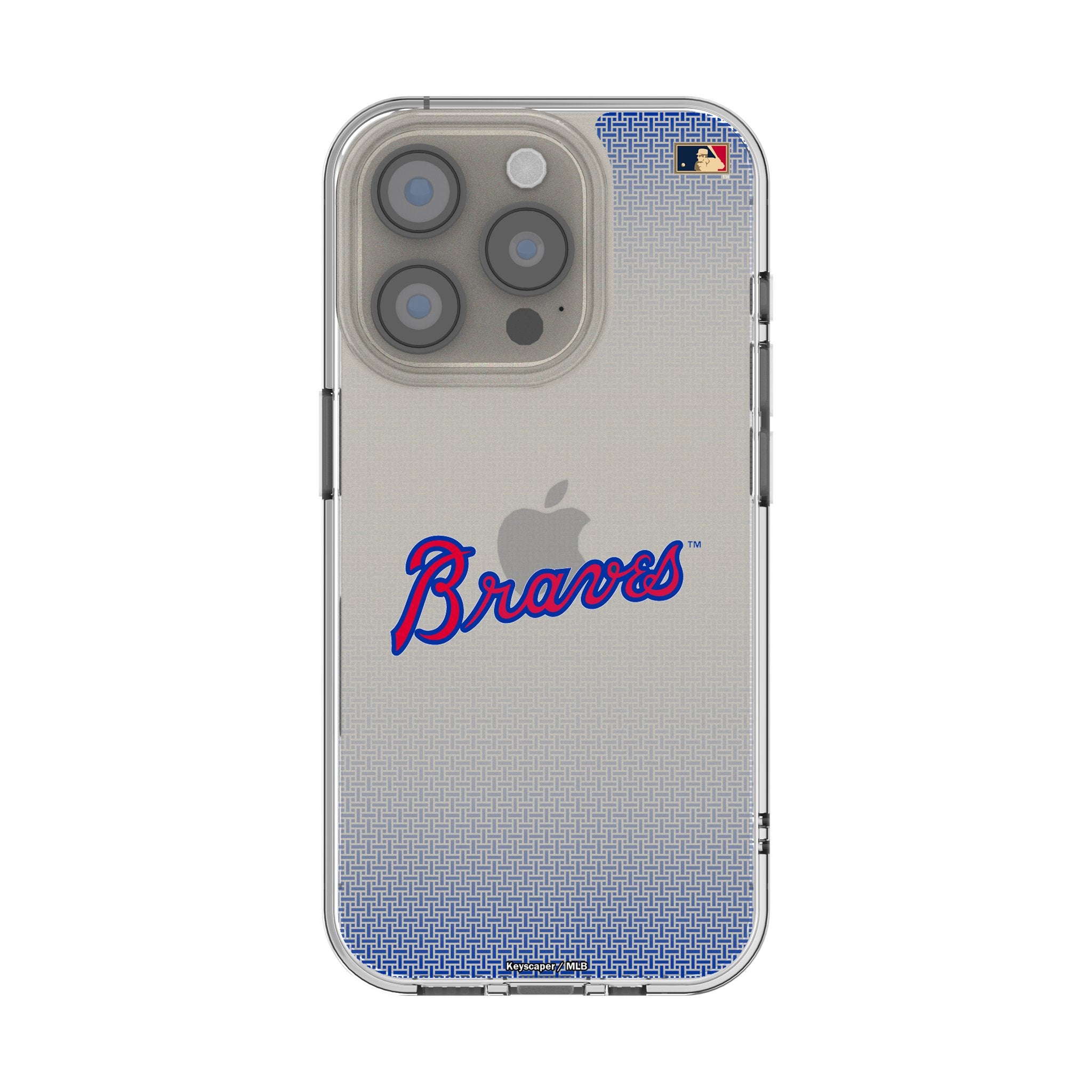 Atlanta Braves Home 2012 Cooperstown Collection Clear Linen Phone Case for iPhone - Perfect for Baseball Fans & Game Day Protection