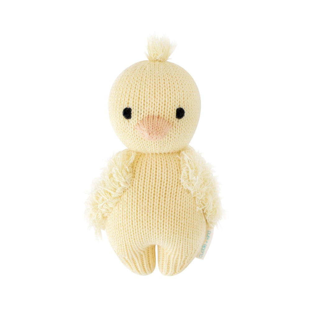 Cuddle + Kind Handmade Baby Duckling Plush Toy - Soft & Huggable Stuffed Animal for Newborns, Toddlers & Kids - Perfect for Nursery Decor, Gifts & Cuddling