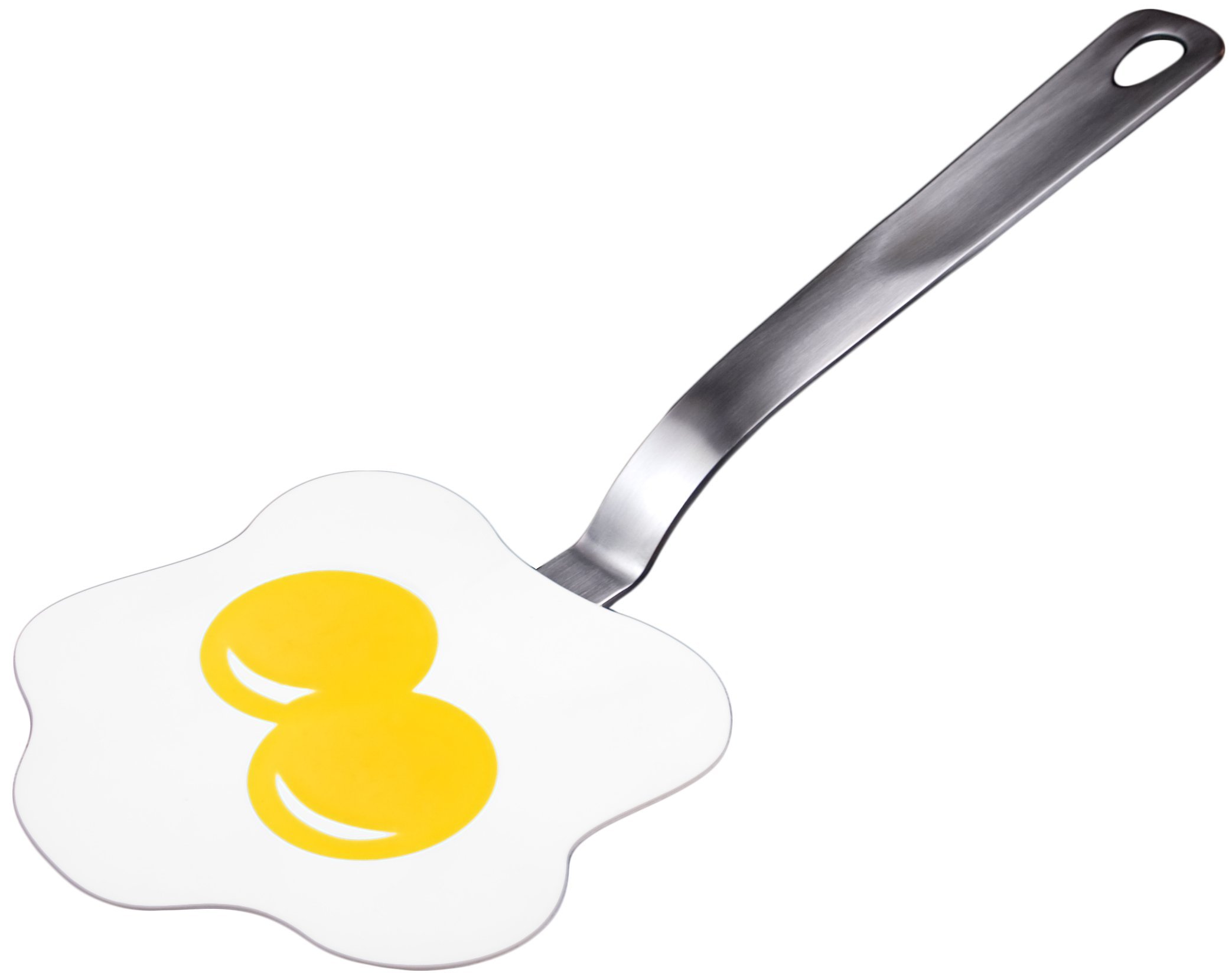 Tovolo Spatulart Flexible Nylon Egg Turner - Heat-Resistant Silicone Spatula, Dishwasher Safe - Perfect for Flipping Eggs, Pancakes & Burgers in Nonstick Pans