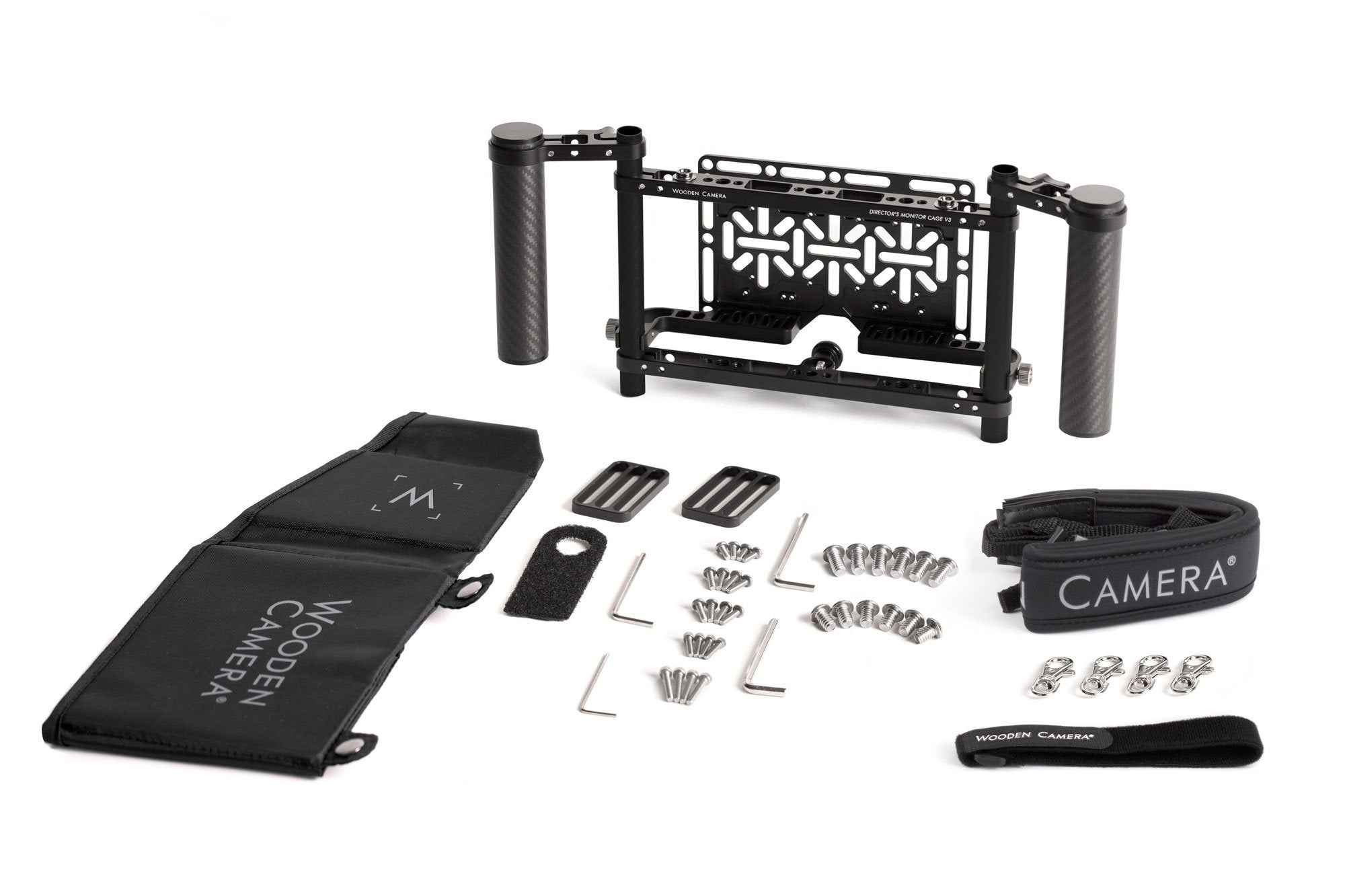 Director's Monitor Cage v3 - Professional Camera Accessory for DSLR & Mirrorless Cameras - Perfect for Filmmaking, Vlogging & Photography
