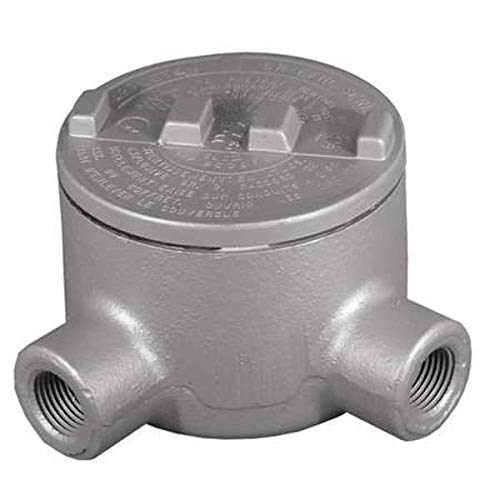 Iron Conduit Outlet Body - Heavy Duty Electrical Conduit Fitting for Outdoor & Industrial Wiring - Perfect for Commercial Buildings, Factories, and Harsh Environments