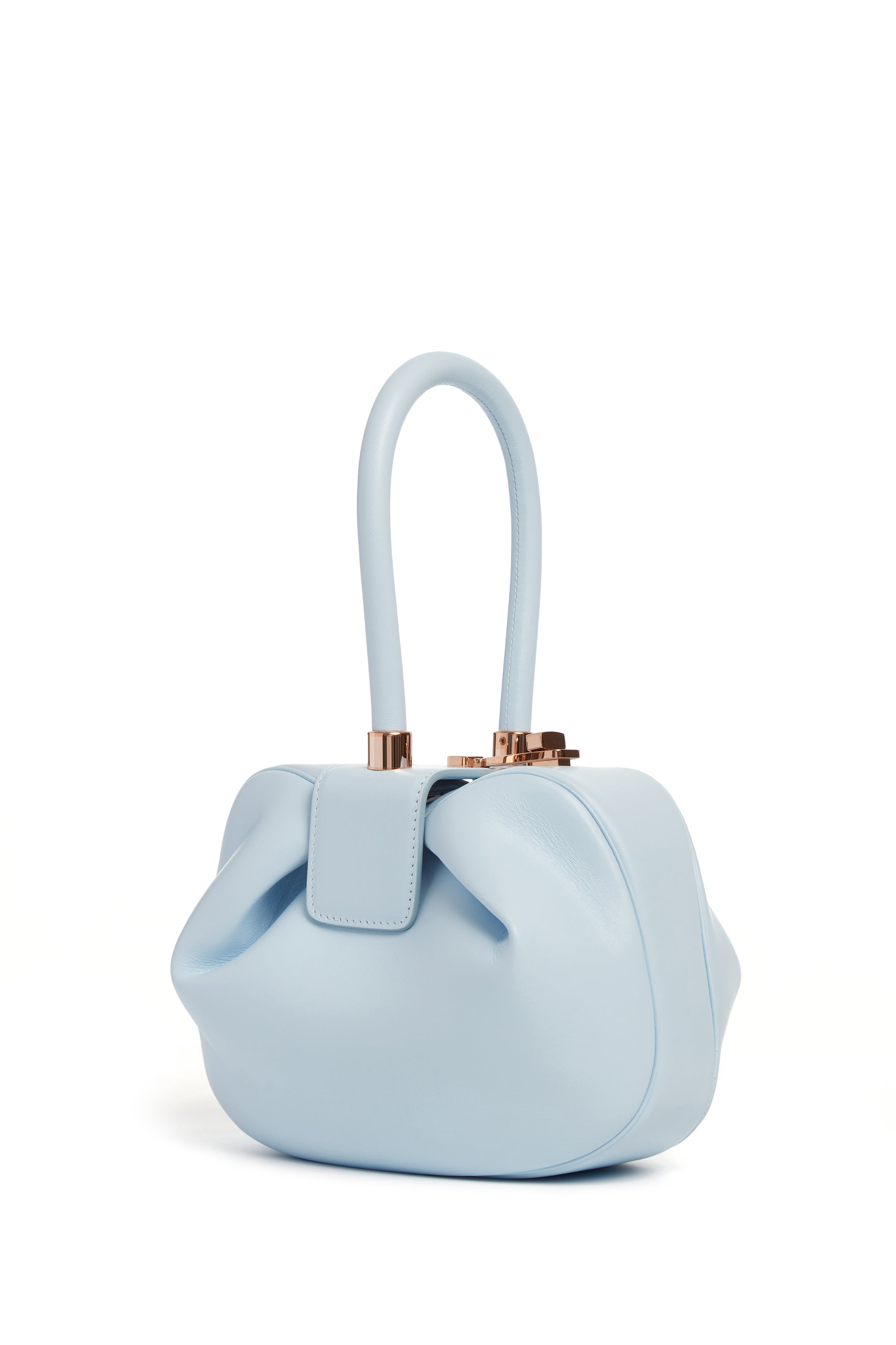 Light Blue Nappa Leather Nina Bag - Stylish & Durable Women's Handbag for Work, Travel & Everyday Use