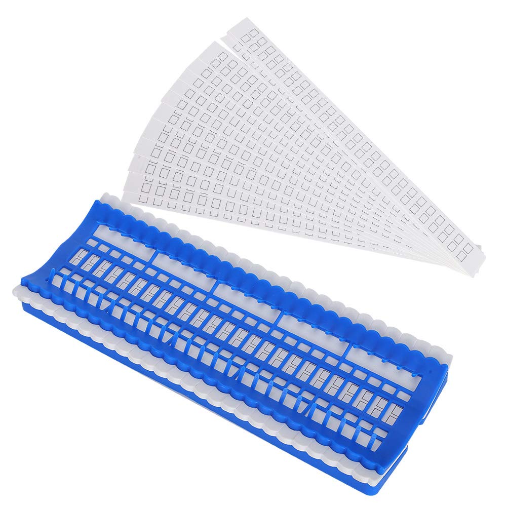 50 Position Thread Organizer - Floss & Embroidery Thread Storage Box with Row Line Tool | DIY Sewing Needle Holder & Craft Accessories | Perfect for Cross Stitch, Quilting & Sewing Projects