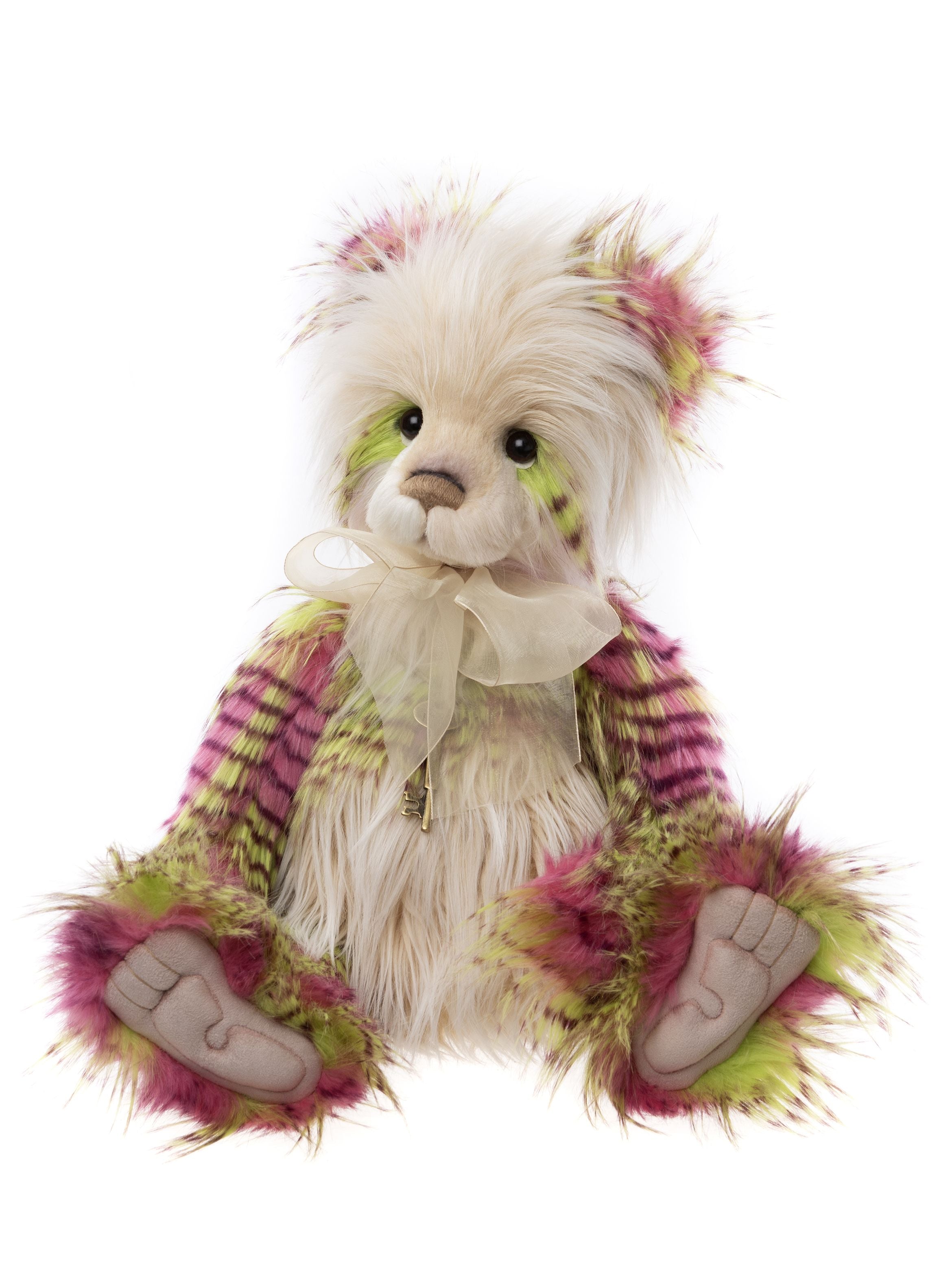 Charlie Bear Miss Johnson Plush Toy - Soft & Cuddly Stuffed Animal for Kids, Perfect for Gifts, Bedtime Comfort & Nursery Decor