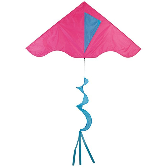 55 Colorblock Delta Pink with Aqua Twister Tail - Vibrant Swimwear for Women, Perfect for Pool Parties, Beach Vacations & Summer Fun