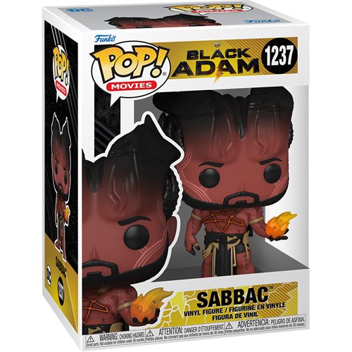 Black Adam Pop! Vinyl Figure - Sabbac Collectible [1237] - Perfect for DC Fans, Movie Collectors & Pop Culture Displays
