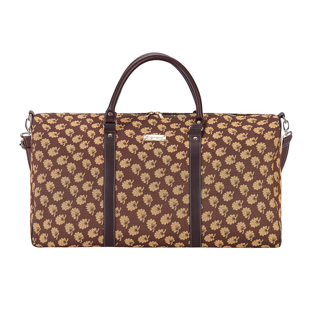 Signare Large Travel Duffle Bag for Women - Jane Austen Oak Design Weekender Overnight Gym Sports Carryon Bag - Perfect for Travel, Workout, Weekend Getaways & Gym Essentials Storage