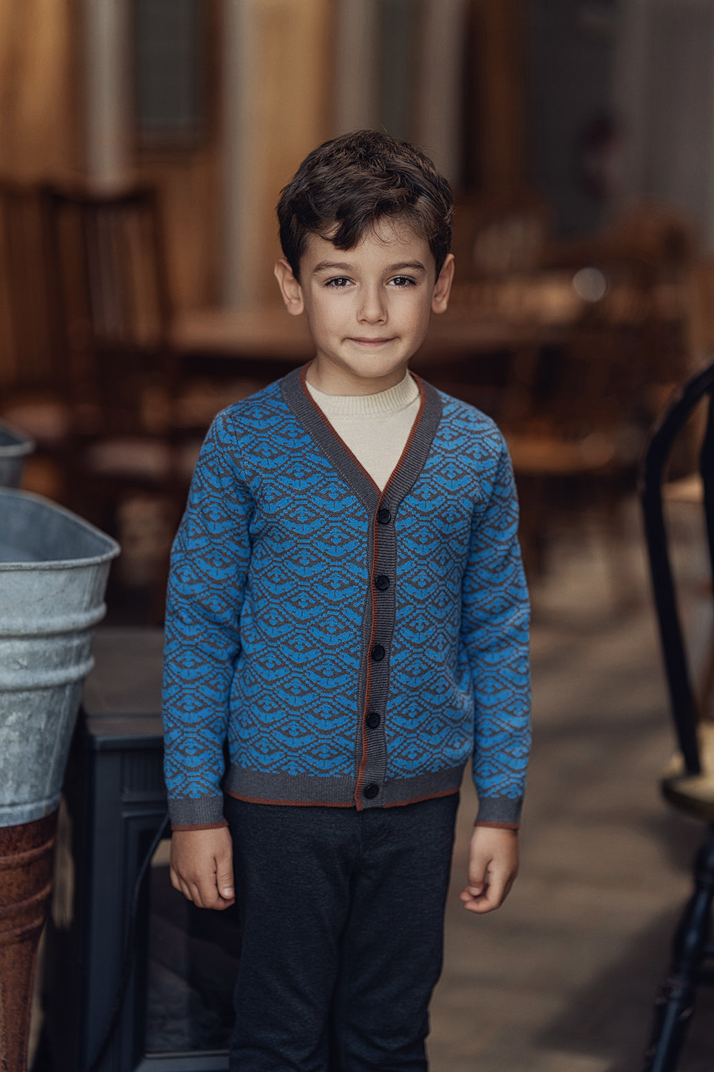 Stylish Jacquard Knit Cardigan for Women - Cozy Winter Sweater with Elegant Patterns | Perfect for Office, Casual Outings & Holiday Gatherings