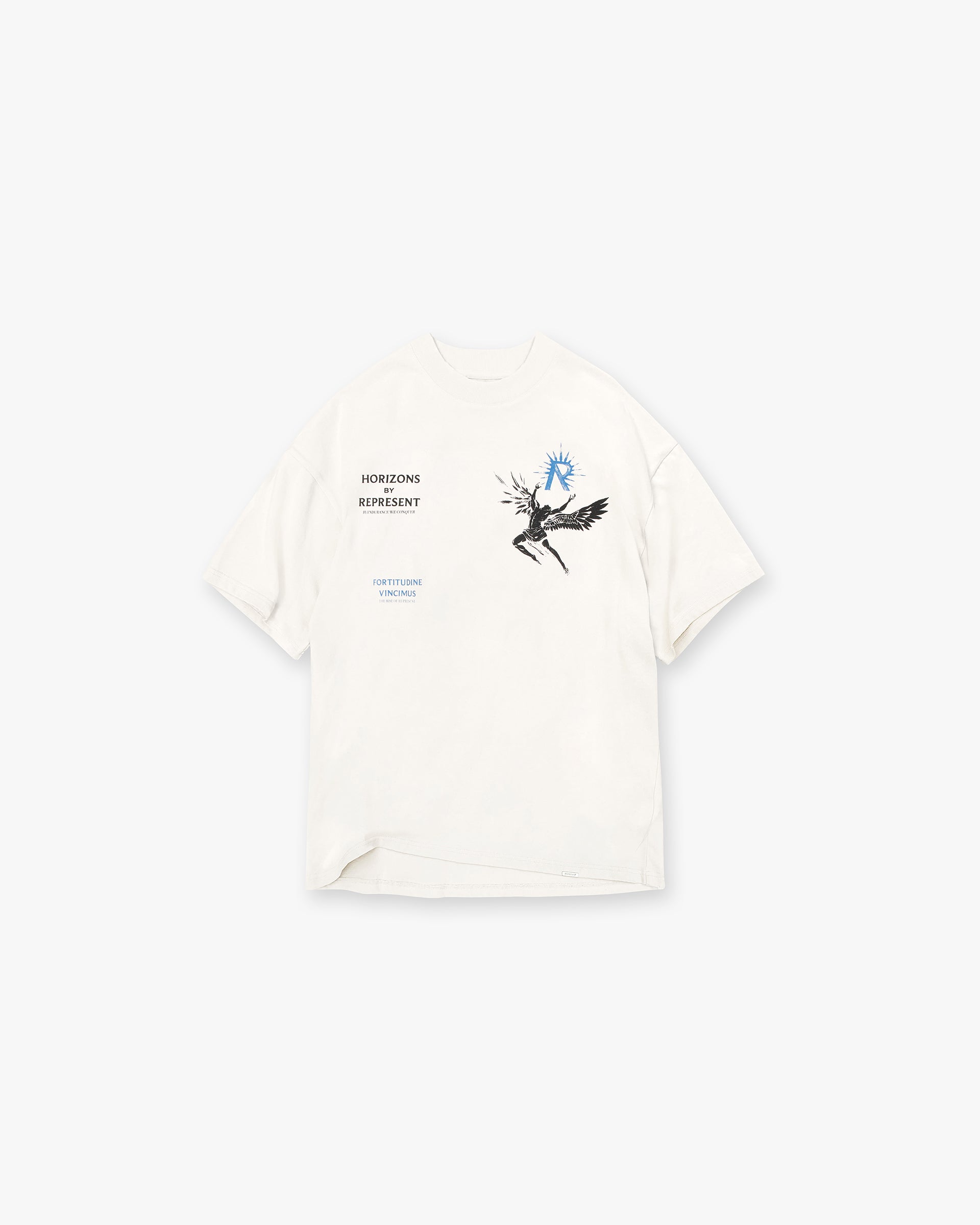 Icarus Graphic T-Shirt - Flat White | Stylish Casual Wear for Men & Women | Perfect for Everyday Outfits, Streetwear, and Lounge