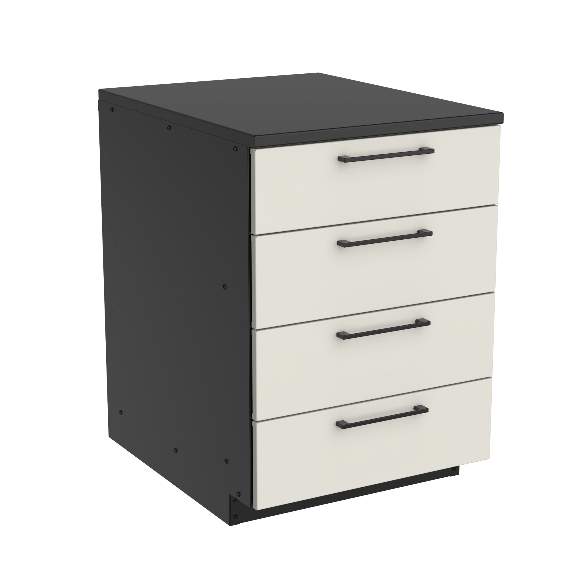 Blackstone 24-Inch Kitchen Cabinet with 4 Drawers - Perfect for Pantry Storage, Bathroom Organization & Garage Shelving
