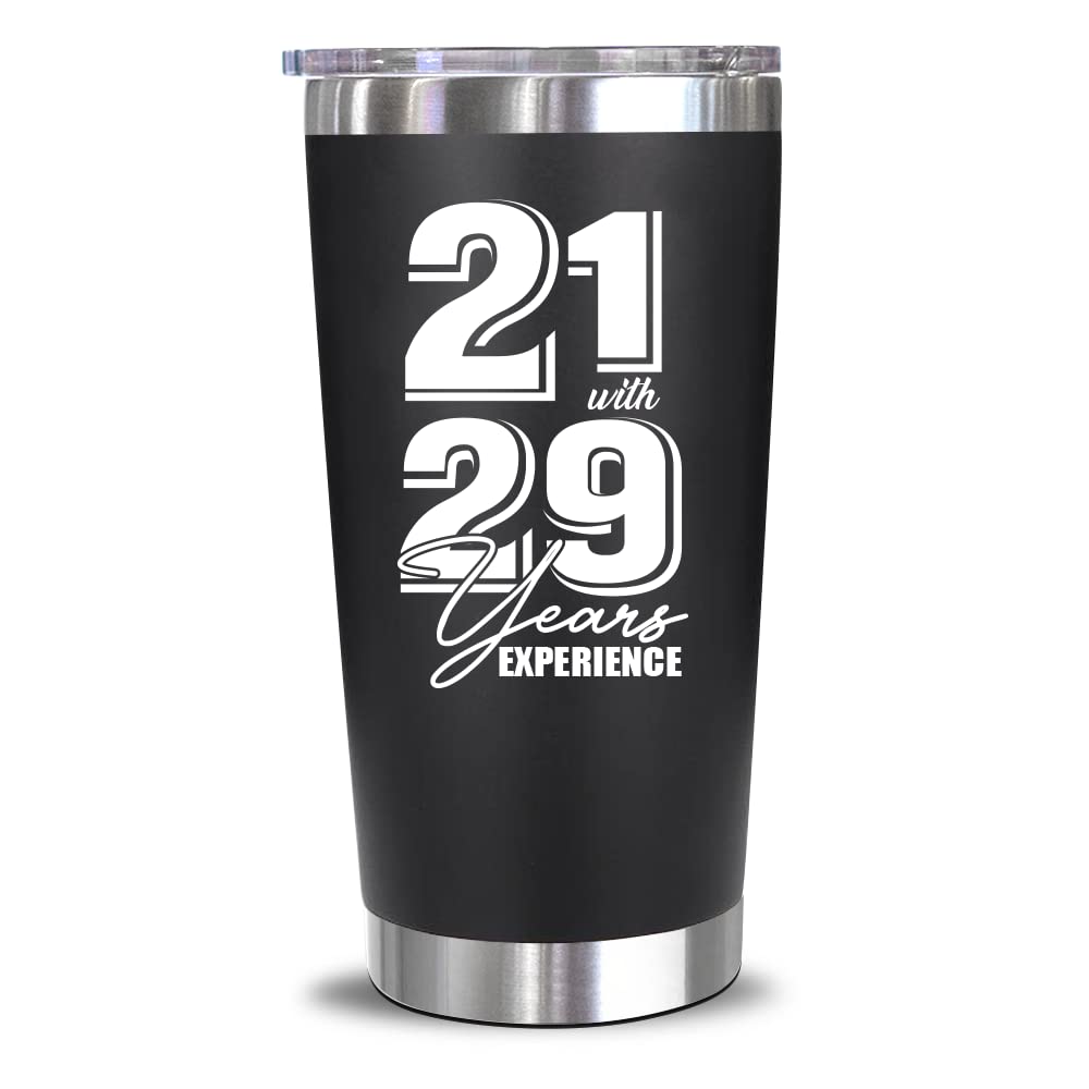 1972 50th Birthday Gifts for Men & Women - 20oz Insulated Tumbler Cup for 50 Year Old Mom, Dad, Wife, Husband - Funny 50th Birthday Party Decorations & Gifts - Perfect for Celebrations, Office Use & Daily Hydration