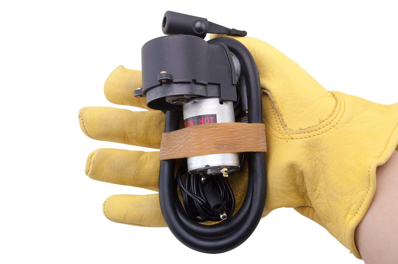 Portable Mini Air Compressor for Motorcycle & ATV Tires - 12V DC Electric Tire Inflator with Digital Gauge - Perfect for Roadside Emergencies, Off-Roading & Garage Use