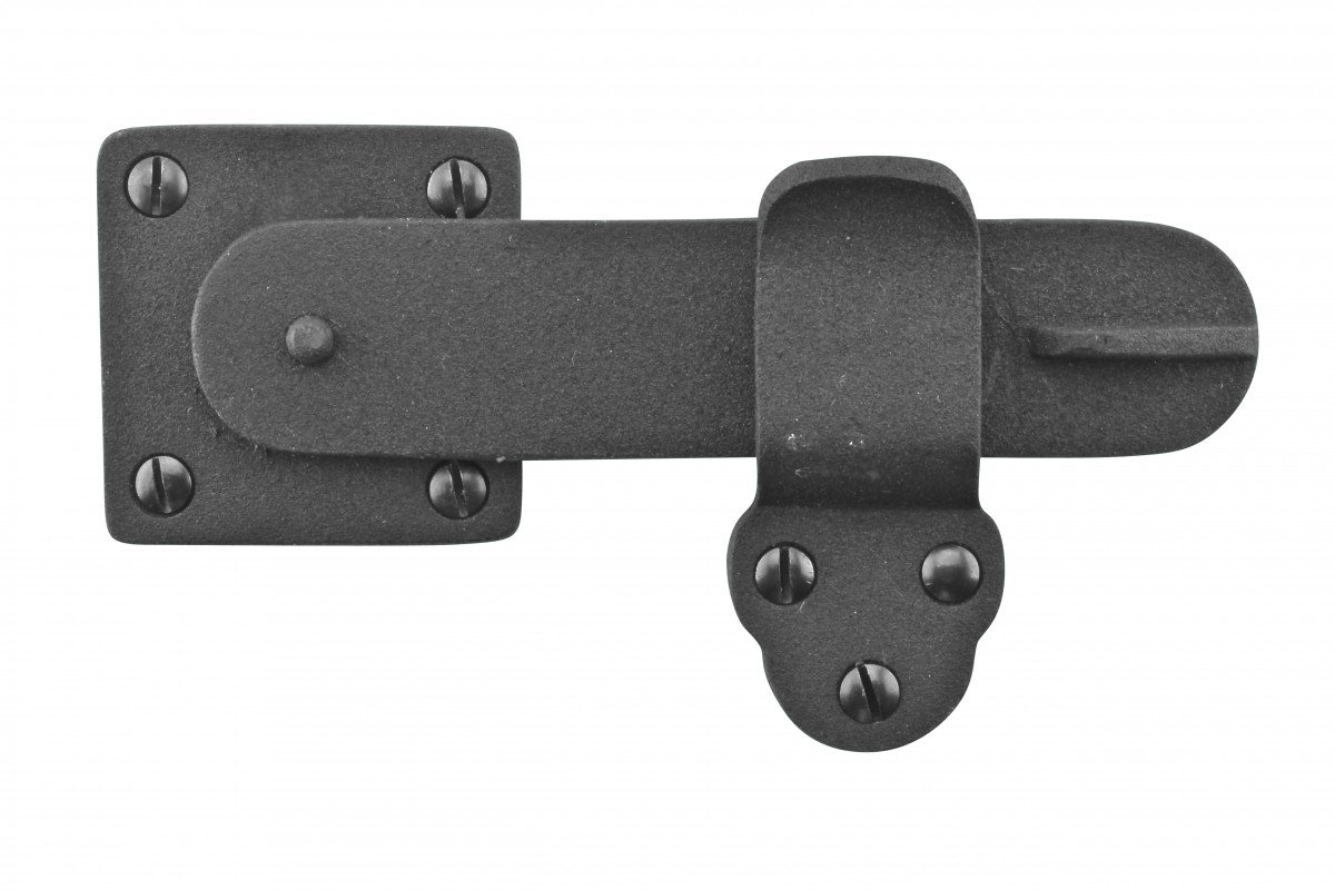 Black Wrought Iron Gate Latch 5 3/4