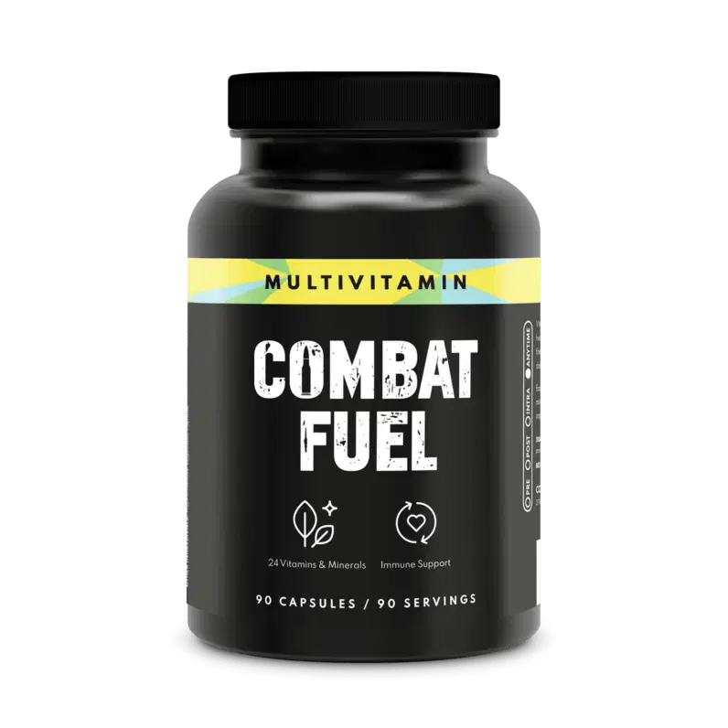 Combat Fuel Multivitamin 90 Capsules - Premium Daily Multivitamin Supplement for Men & Women - Boost Energy, Immunity & Overall Health - Perfect for Athletes, Fitness Enthusiasts & Busy Professionals