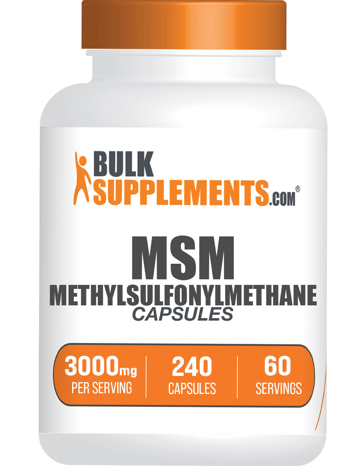 MSM (Methylsulfonylmethane) Capsules 1500mg - Premium Joint Support Supplement for Pain Relief & Mobility - Gluten-Free, Non-GMO - Supports Healthy Joints, Skin & Hair - Ideal for Athletes & Active Lifestyles
