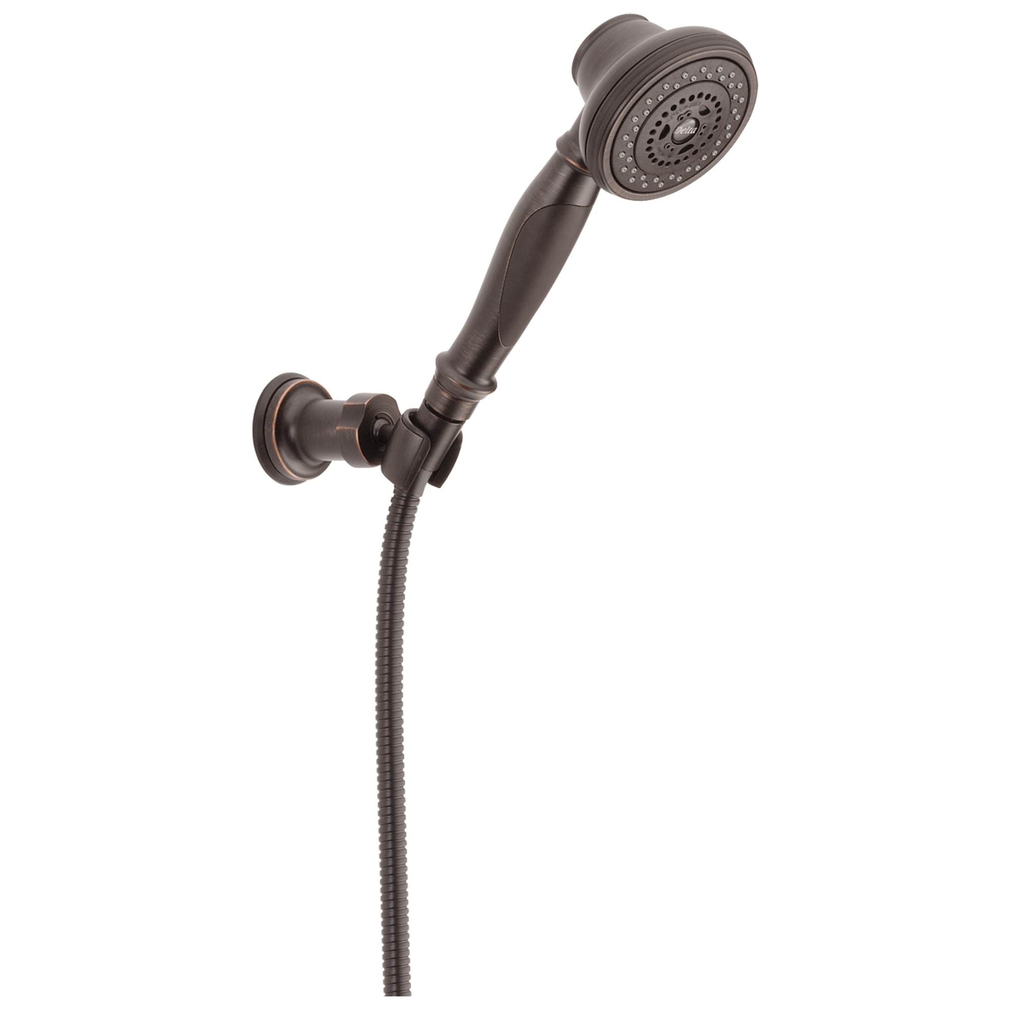 Delta 55021 RB Venetian Bronze Adjustable 3-Setting Wall Mount Hand Shower - Perfect for Bathroom, Spa, and Pet Washing