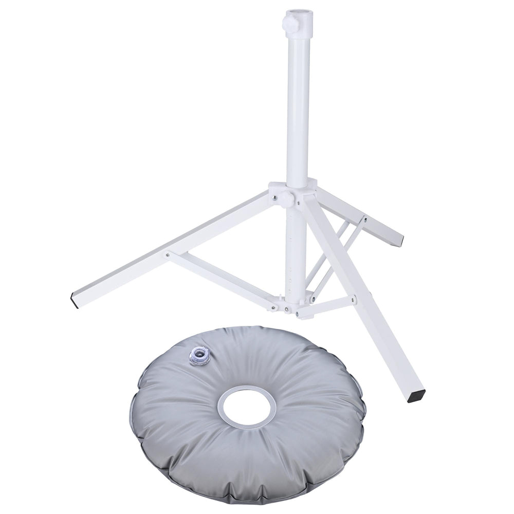 Heavy Duty Umbrella Base with Weights for 1.25 Inch Poles - TheLAShop Outdoor Patio Stand for Market Umbrellas, Perfect for Backyard, Garden, and Poolside Use