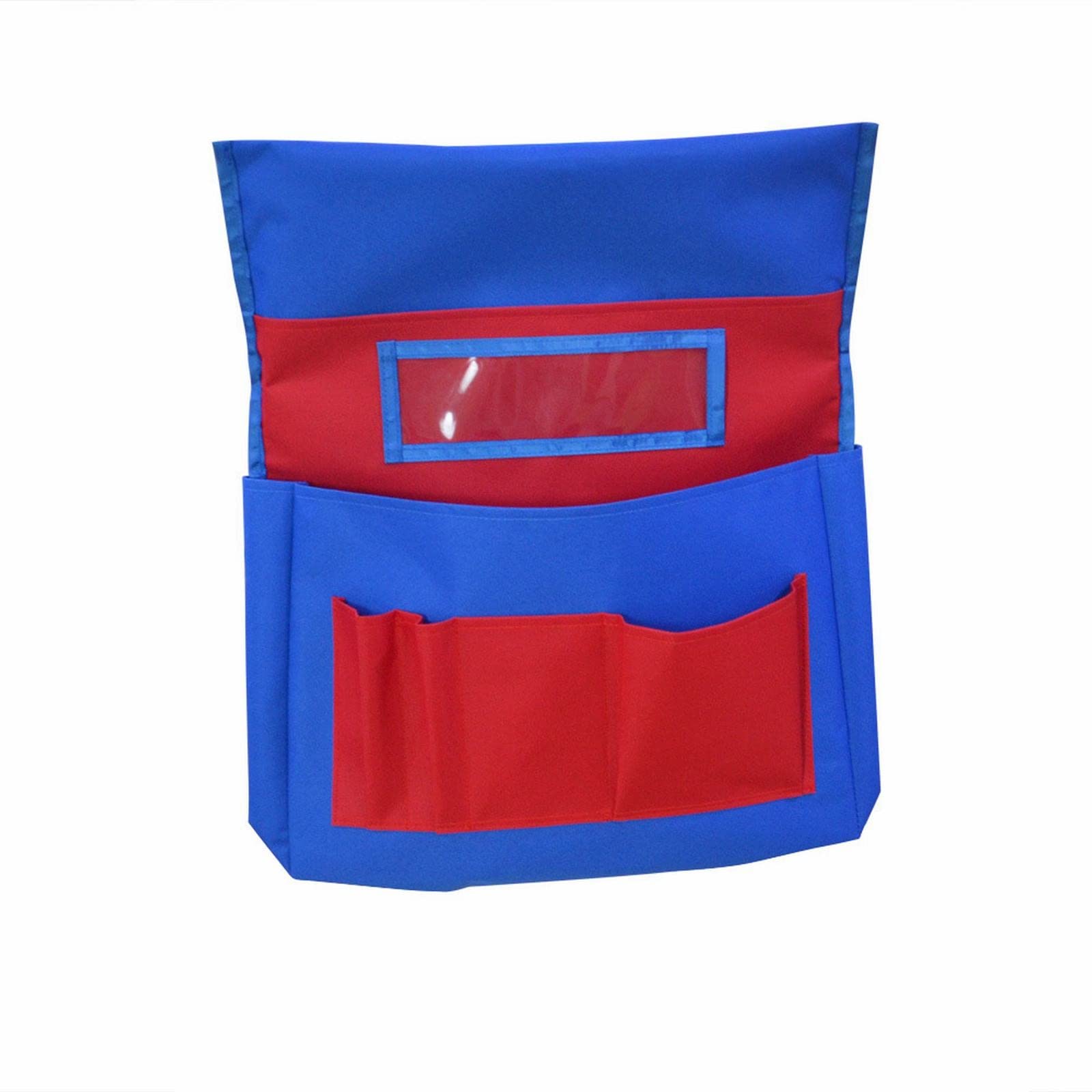 Large Student Chair Hanging Bag - School Storage Organizer for Stationery & Crafts (Blue) - Perfect for Classroom & Dorm