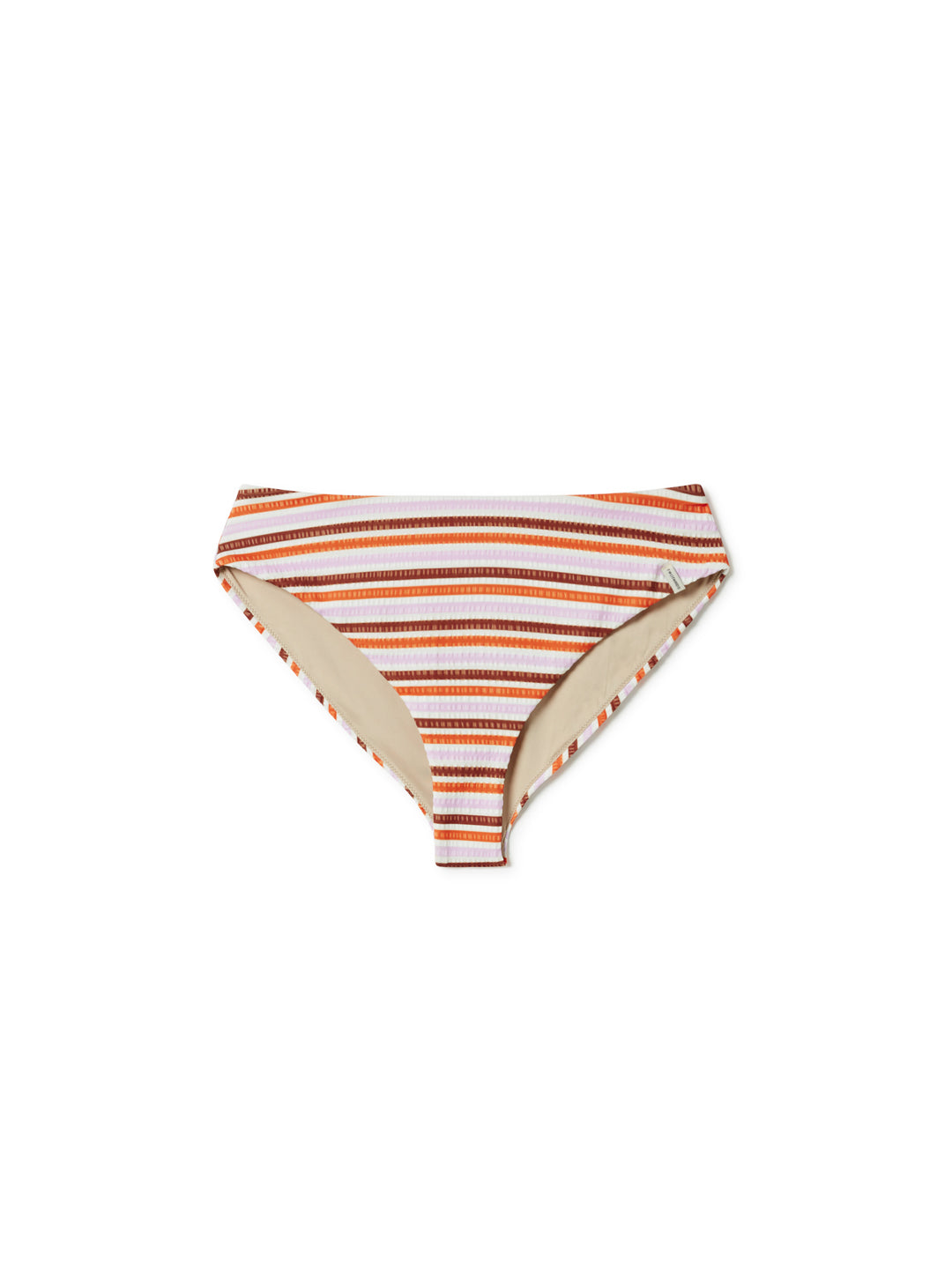 Vintage Striped Women's Bottoms - High Waisted Retro Pants for Casual Wear & Lounge