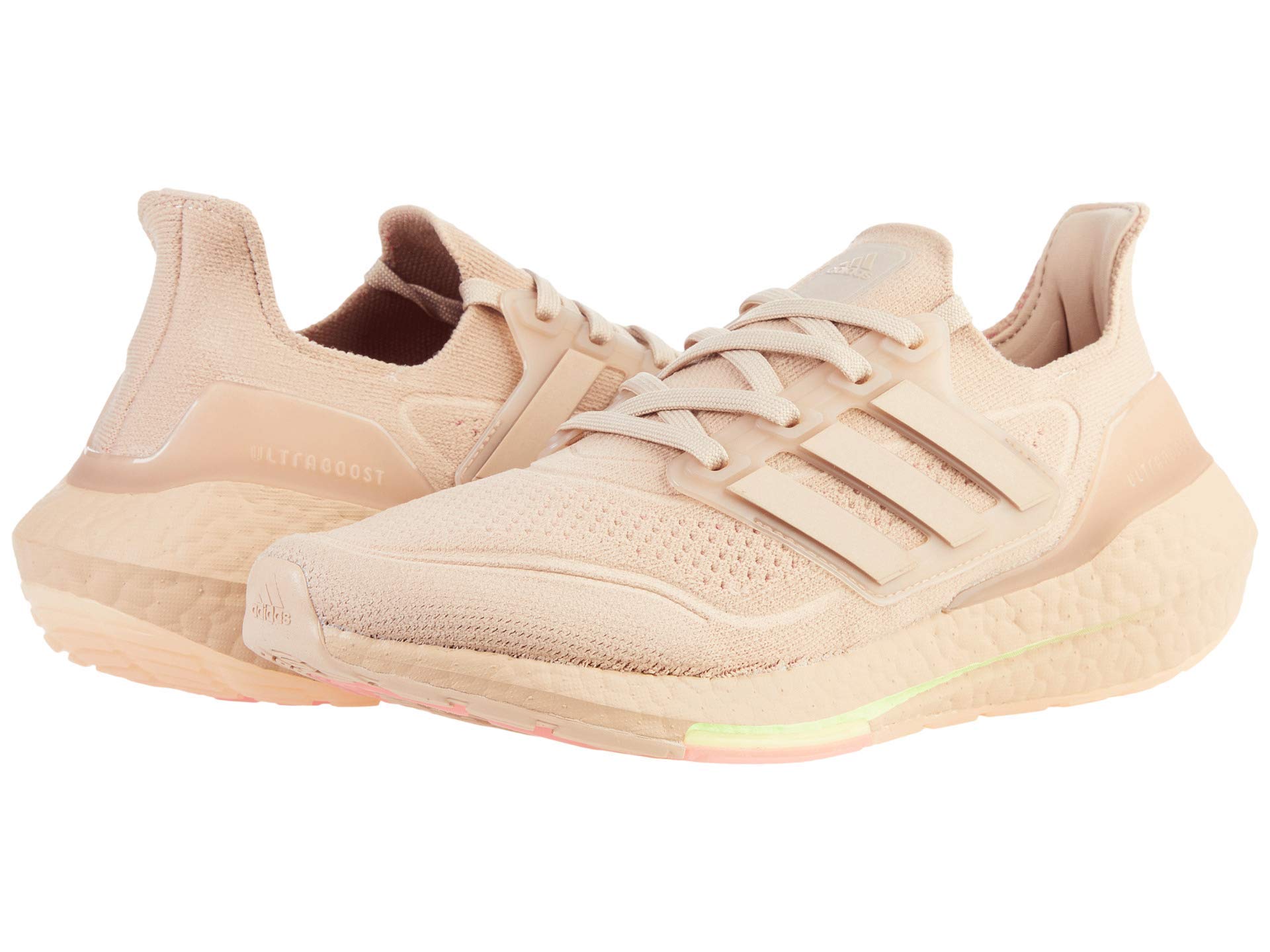 Adidas Ultraboost 21 Women's Running Shoes - Pearl/Pearl/Hazy Rose, Size 11 B (M) | Lightweight Cushioned Sneakers for Jogging, Gym Workouts & Everyday Comfort