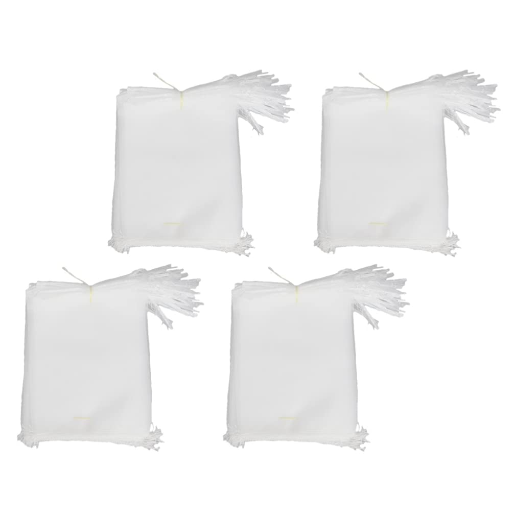 Abaodam 25pcs Fruit Protection Bags - Breathable Mesh Netting for Garden Plants, Fruits & Flowers - Drawstring Insect Barrier Bags to Prevent Bugs & Mosquitoes - Ideal for Apple, Peach, Pear & Berry Protection