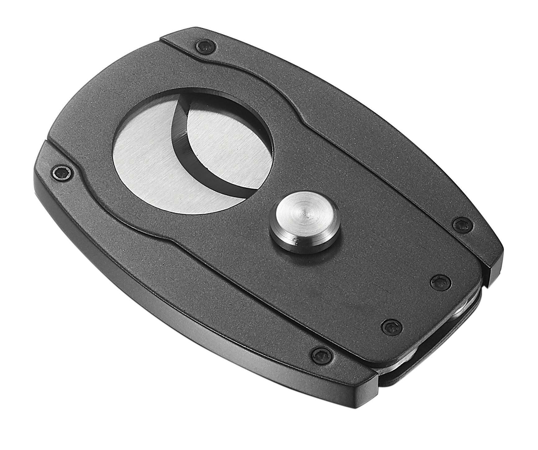 Premium Visol Corbett Double Guillotine Cigar Cutter in Gunmetal Finish - Perfect for Cigar Enthusiasts & Gifts for Special Occasions