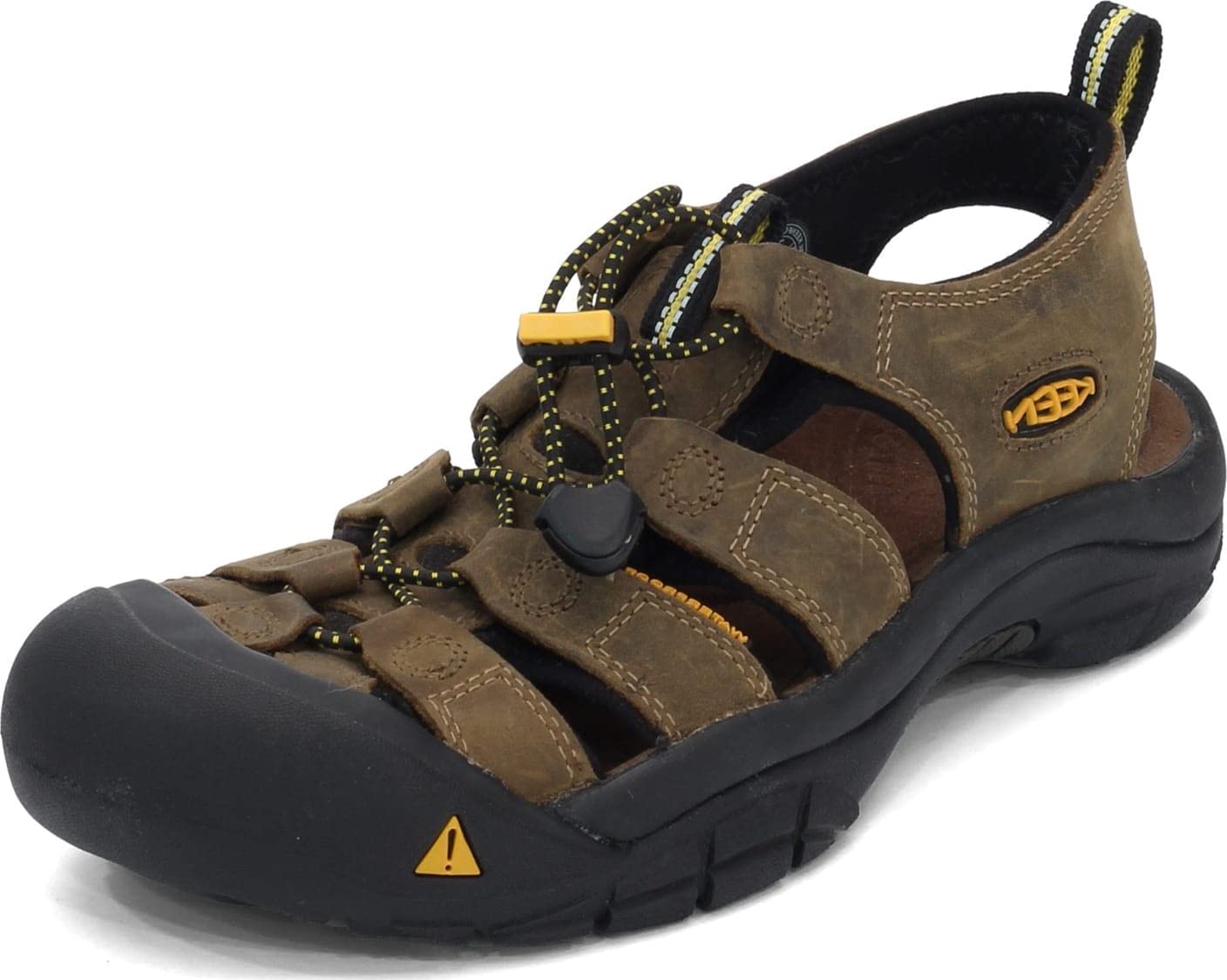 KEEN Men's Newport H2 Closed Toe Leather Sandals - Waterproof Hiking & Outdoor Adventure Shoes for Beach, Camping, and Travel