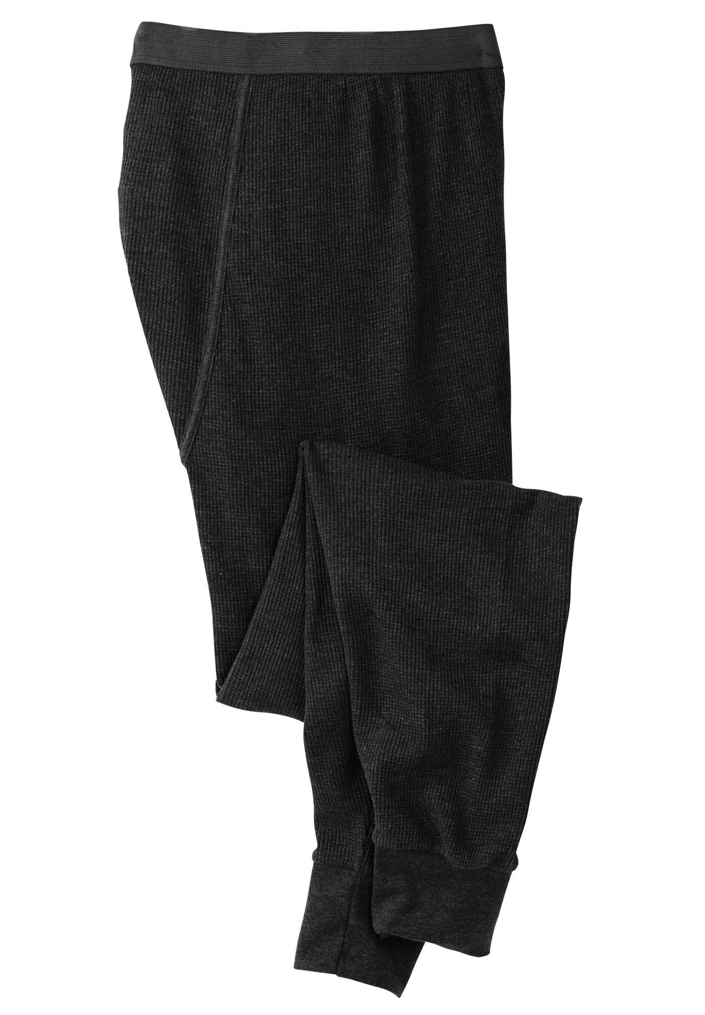 KingSize Men's Big & Tall Heavyweight Thermal Pants for Winter - Warm Fleece-Lined Cold Weather Base Layer for Outdoor Work, Hunting & Snow Sports