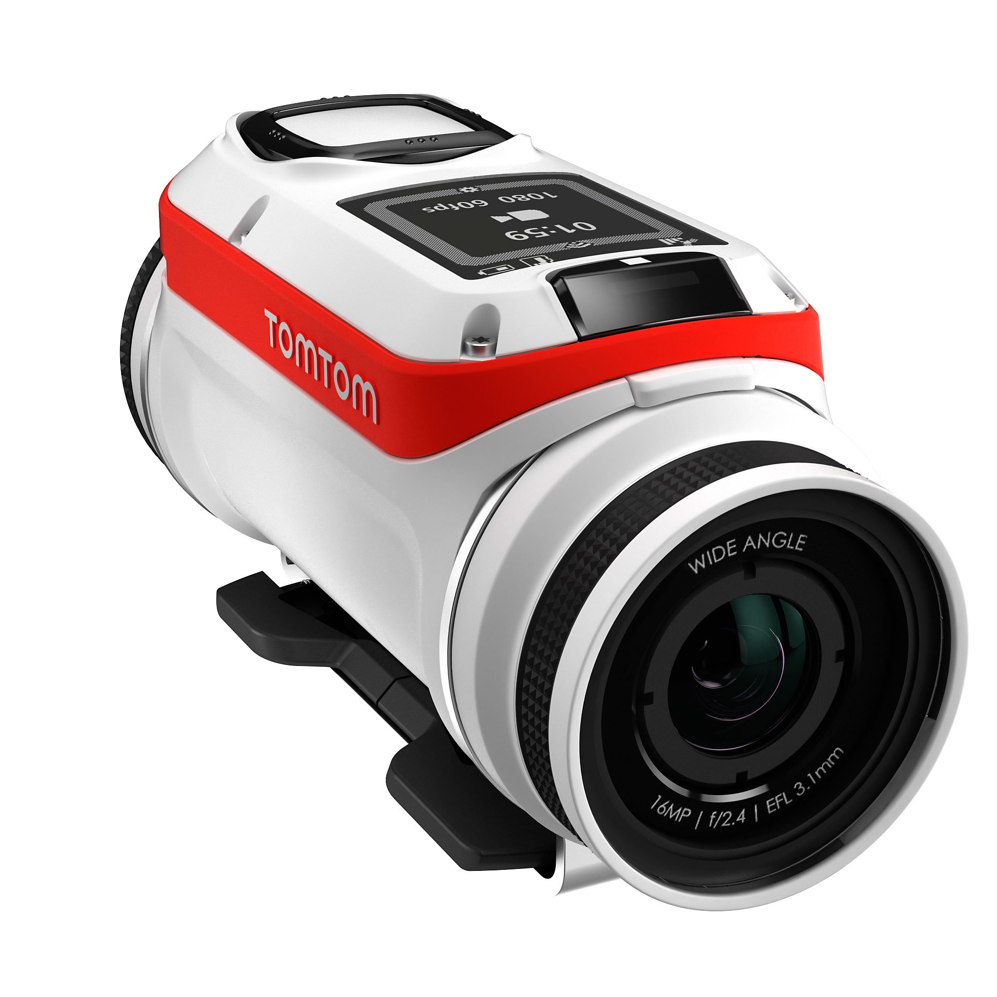 TomTom Bandit 4K Action Camera - Waterproof, Shockproof Sports Video Camera for Outdoor Adventures, Vlogging & Extreme Sports - Perfect for Hiking, Surfing, Skiing & Travel Vlogging