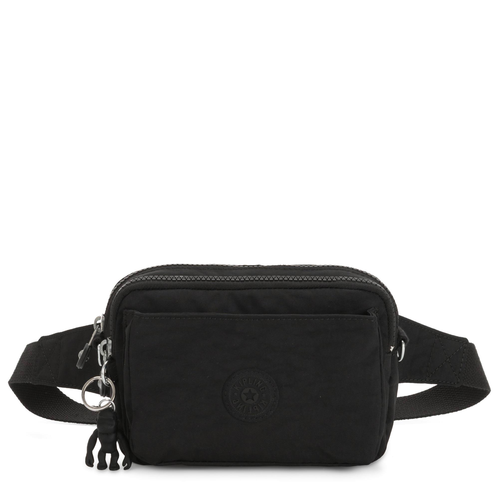 Kipling Abanu Multi Convertible Crossbody Bag for Women - Lightweight Travel Purse, Adjustable Shoulder Strap, Spacious Organizer (Black Noir) | Perfect for Work, Gym & Everyday Use