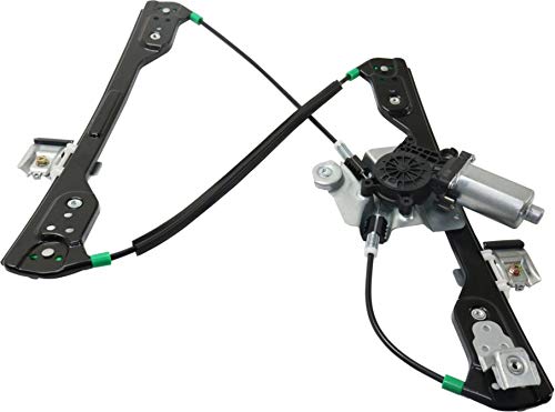 Power Window Regulator with Motor for 2005-2010 Dodge Charger & Chrysler 300 - Front Left Side, 2-Pin Plug - Easy DIY Replacement for Smooth Window Operation (Perfect for Auto Repair Shops & Home Mechanics)