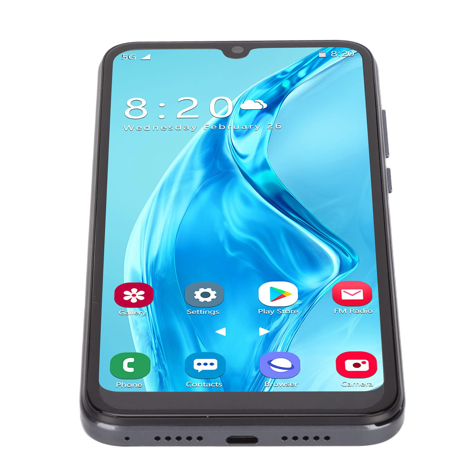6.1 Inch Dual SIM N12 Pro Smartphone - 128GB Storage, 4G LTE Unlocked Cell Phone for Travel & Business (Black) | Perfect for International Students & Frequent Flyers