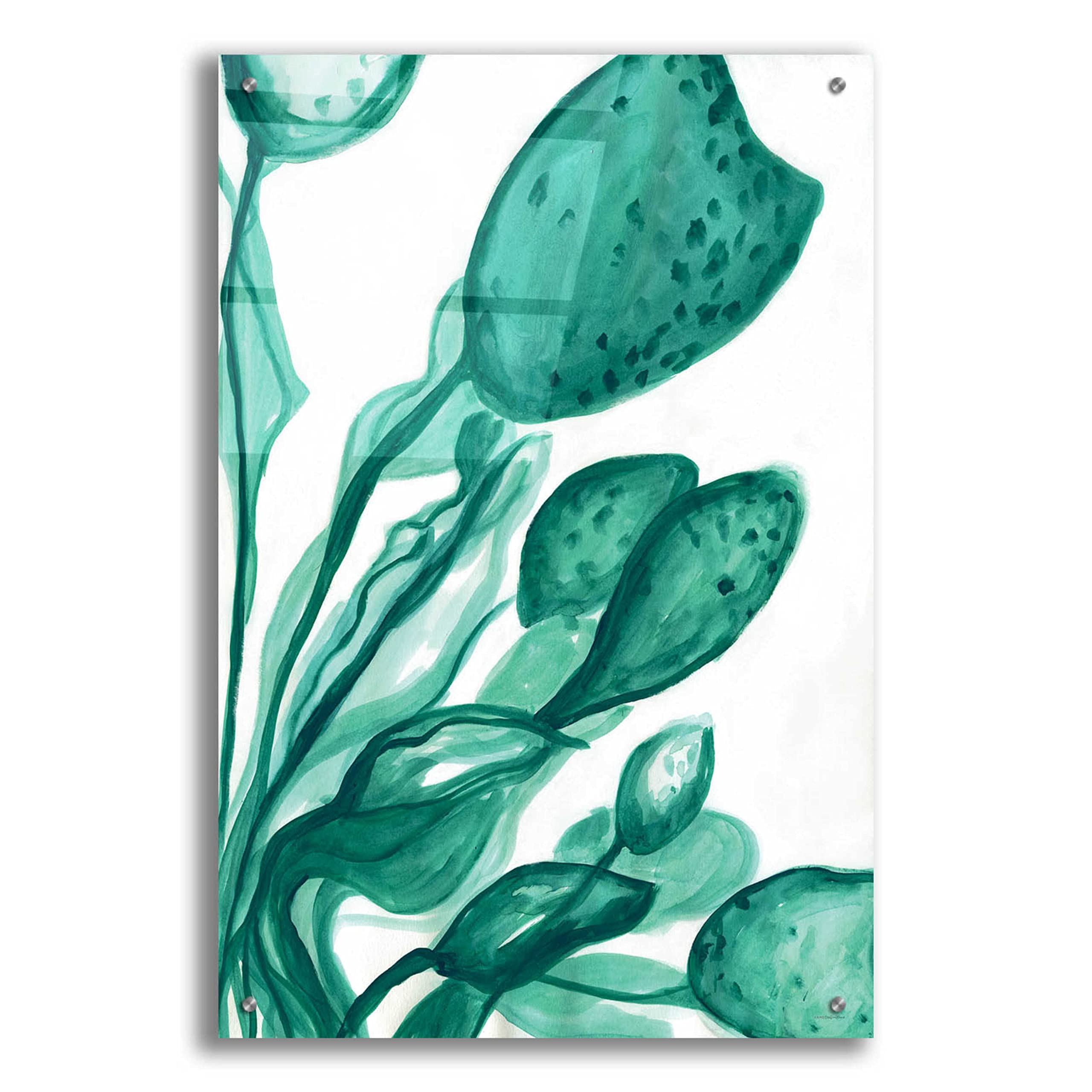 Epic 'Just a Little More Water' Acrylic Glass Wall Art Print by Kamdon Kreations - 24x36 Inches Modern Home Decor for Living Room, Bedroom & Office