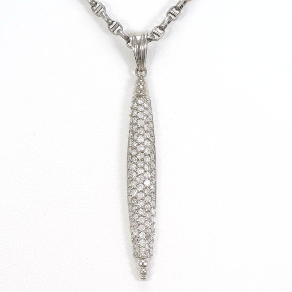 18K White Gold Diamond Necklace for Women - Elegant & Timeless Jewelry Gift for Anniversary, Wedding, Valentine's Day