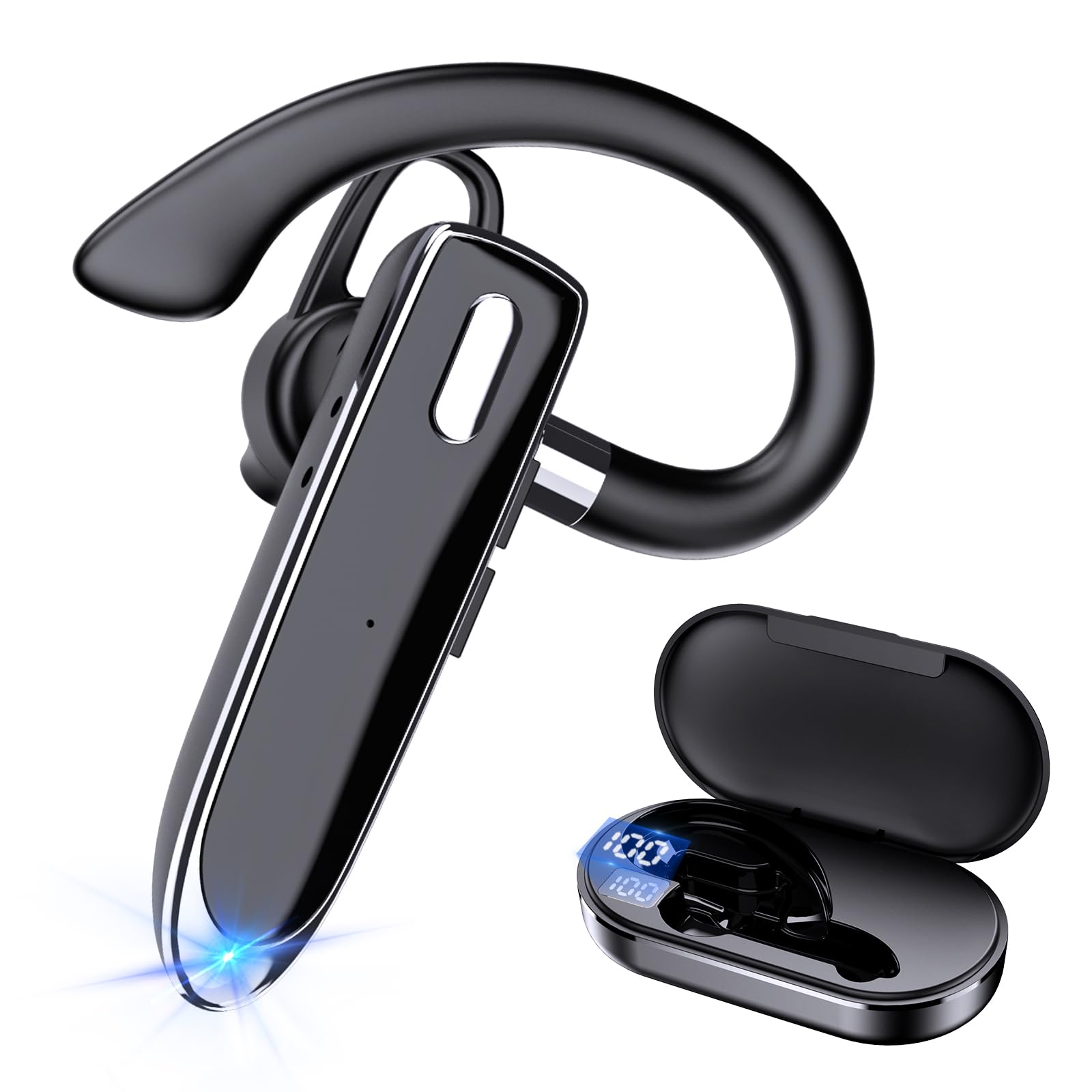 Zebroy Wireless Earbuds Bluetooth 5.3 with 56 Hours Playtime, Noise Cancelling Headphones for Gym, Running, Travel & Work - Premium Sound Quality Wireless Earbuds