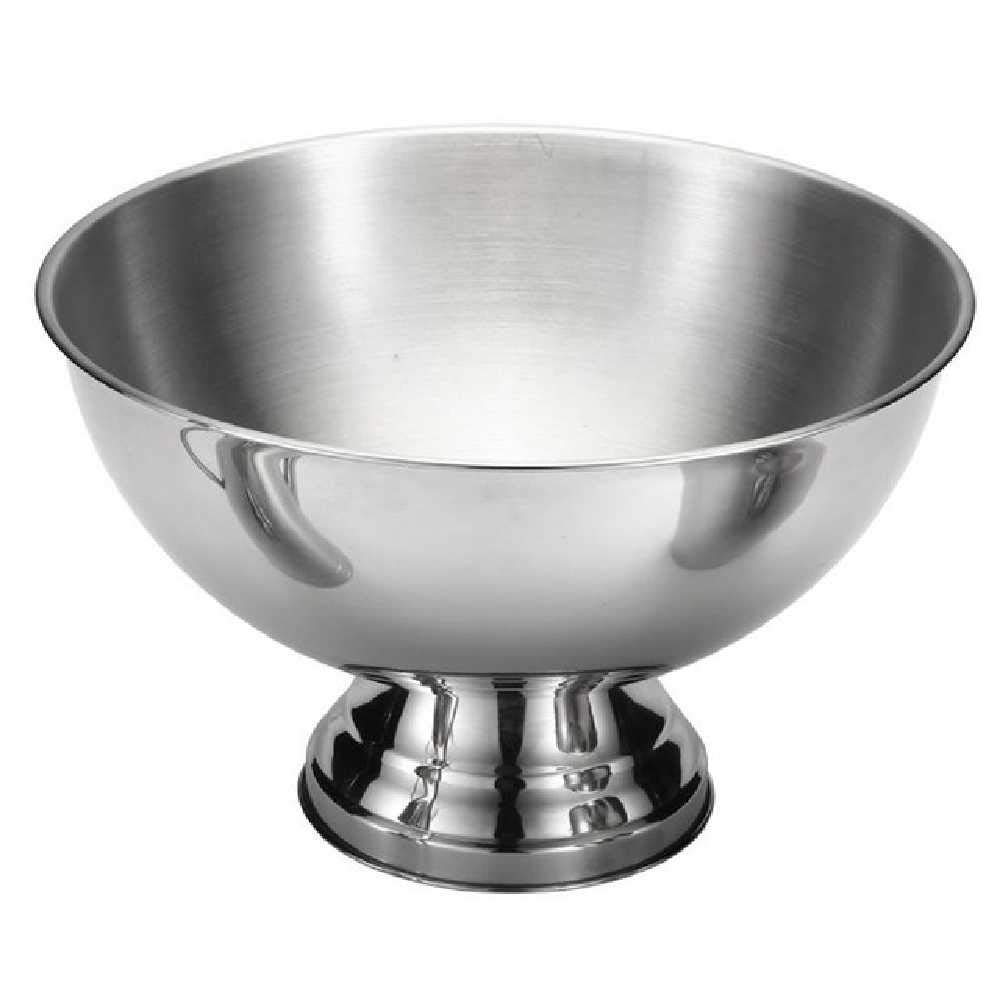 Premium 304 Stainless Steel Ice Bucket - Silver Champagne Wine Cooler with Granule Tube Design for Parties, Weddings & Home Bar Use