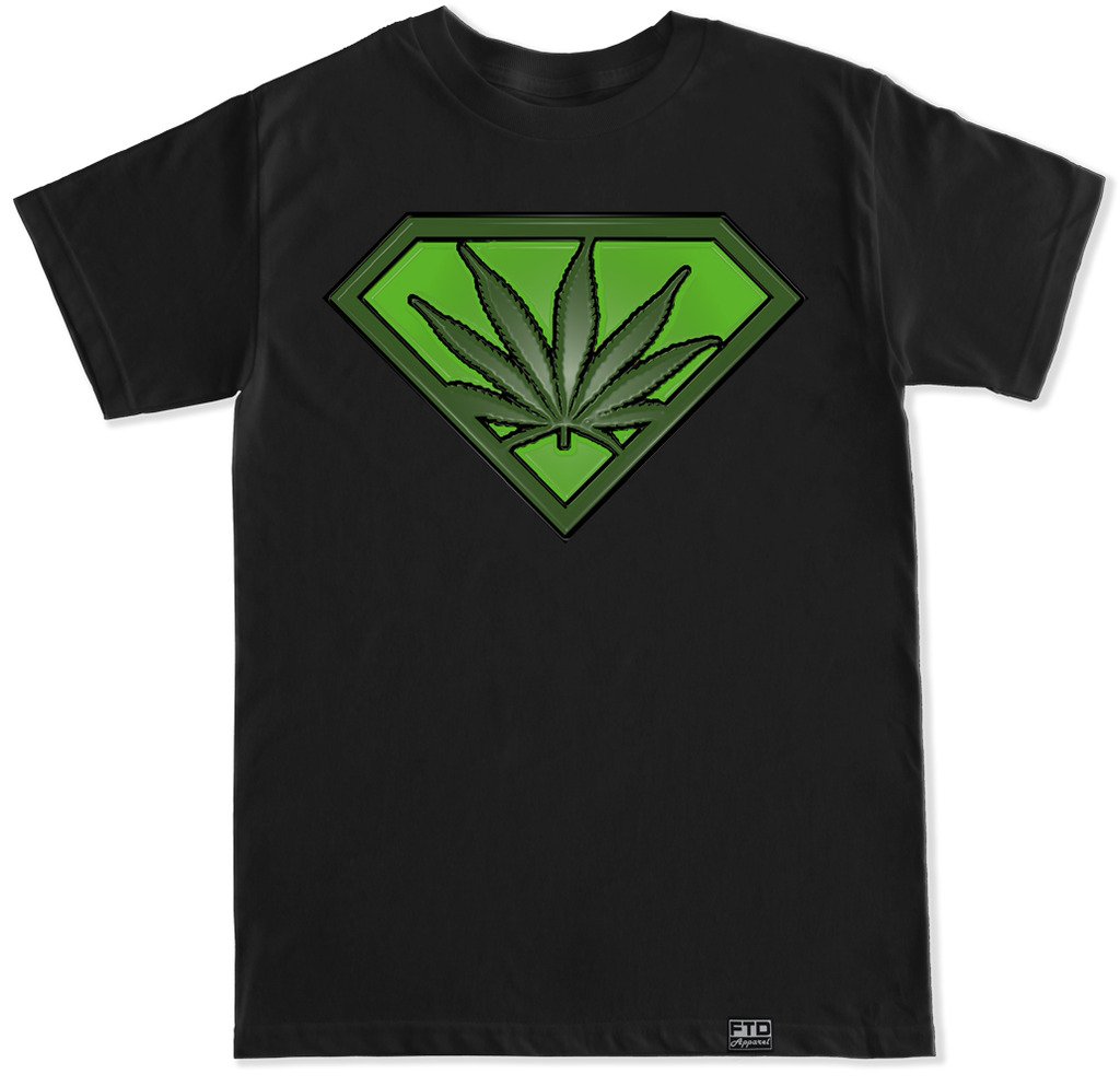 FTD Apparel Men's Cannabis Leaf Graphic T-Shirt - Comfortable Cotton Tee for Stoner Lifestyle, 420 Friendly Outfits & Casual Streetwear