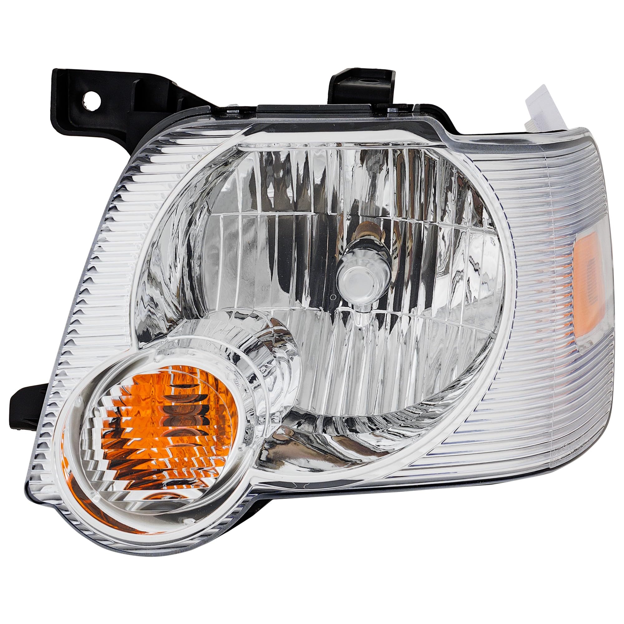 Go-Parts - Replacement Headlight Assembly for Ford Explorer 2006-2010, Left Driver Side, Halogen with Clear Lens - CAPA Certified (Fits 2007 2008 2009 Models) - Perfect for Night Driving & Vehicle Restoration