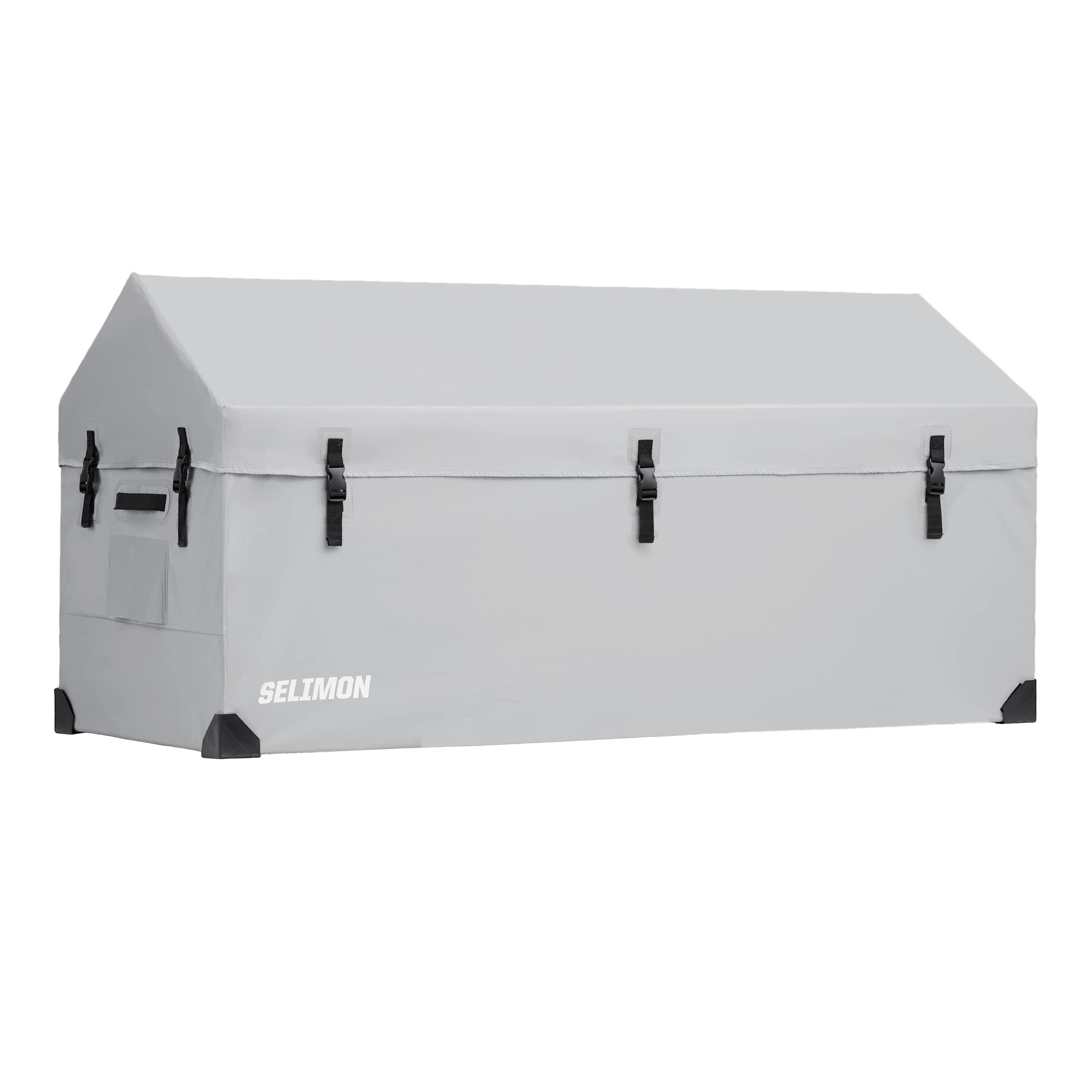 174 Gallon Waterproof Outdoor Storage Box - Soft Shell Tarpaulin Deck Box for Patio Furniture, Cushions, Pillows & Garden Tools - Perfect for Backyard, Deck & Poolside Organization